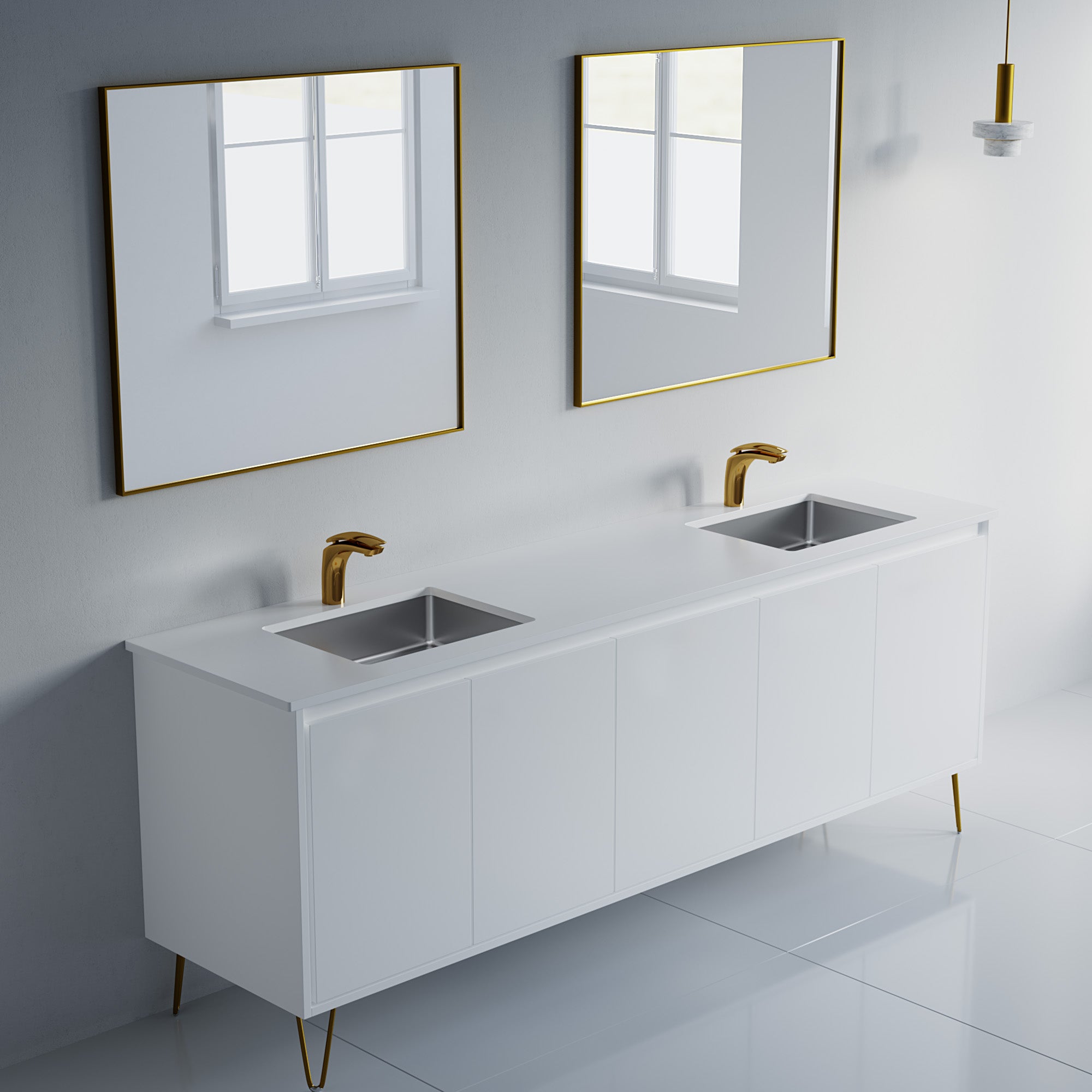 057 Series - 84 Inch Vanity