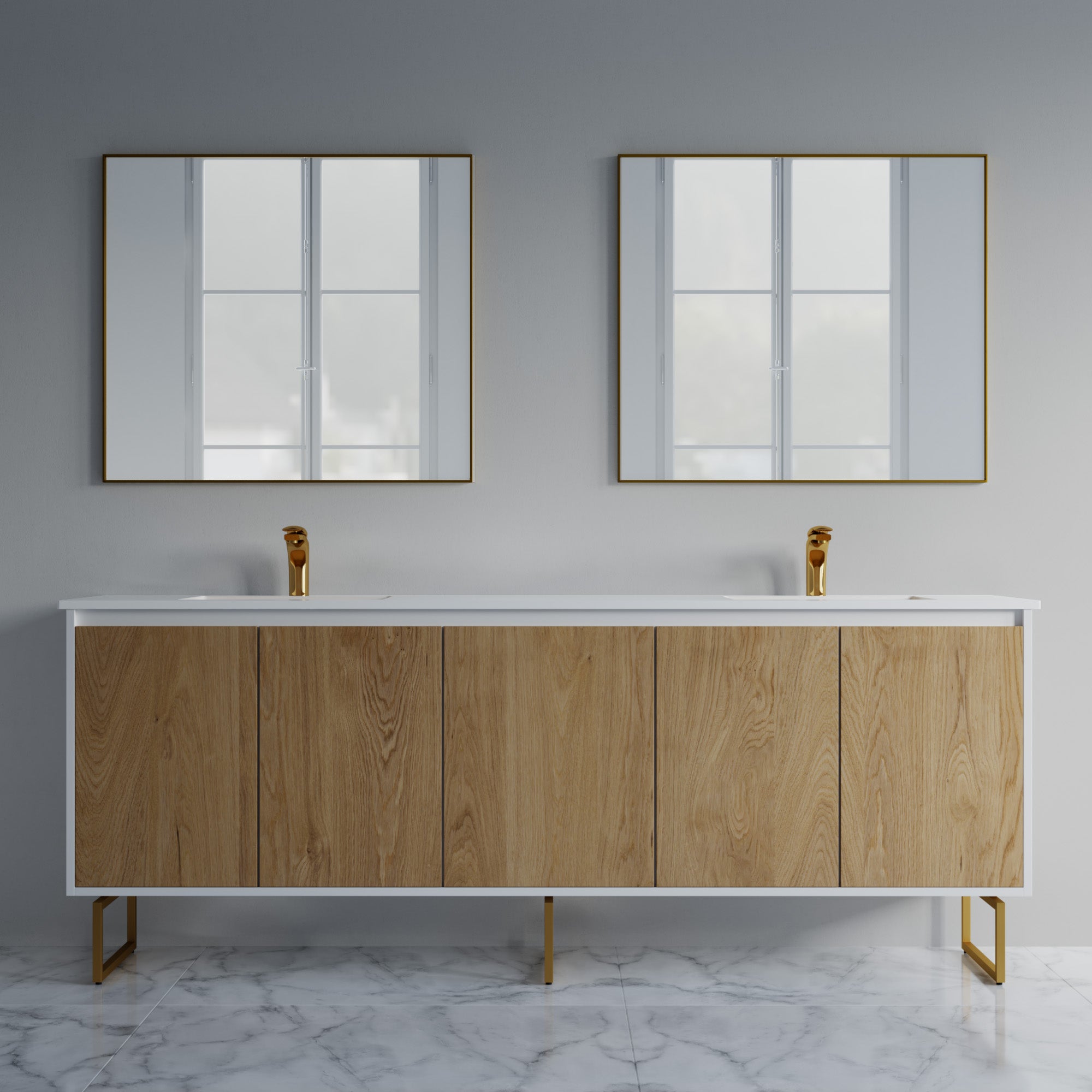 057 Series - 84 Inch Vanity