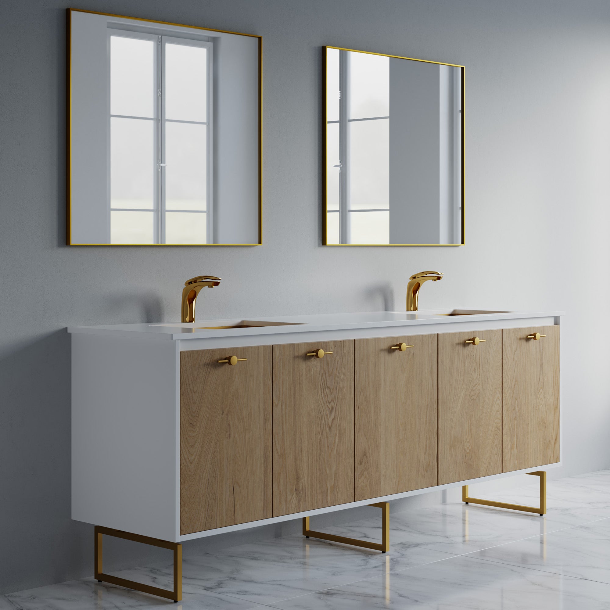 057 Series - 84 Inch Vanity