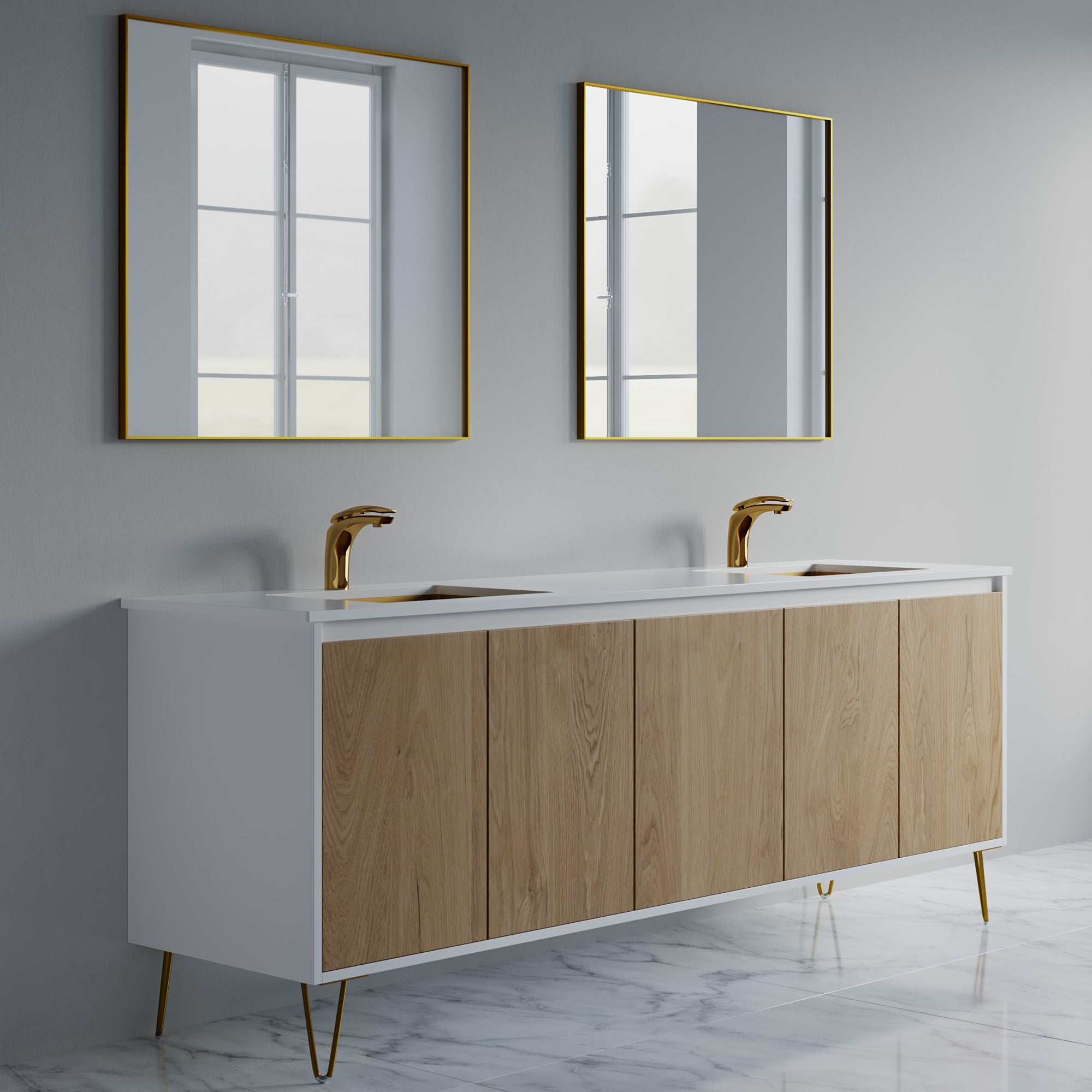 057 Series - 84 Inch Vanity