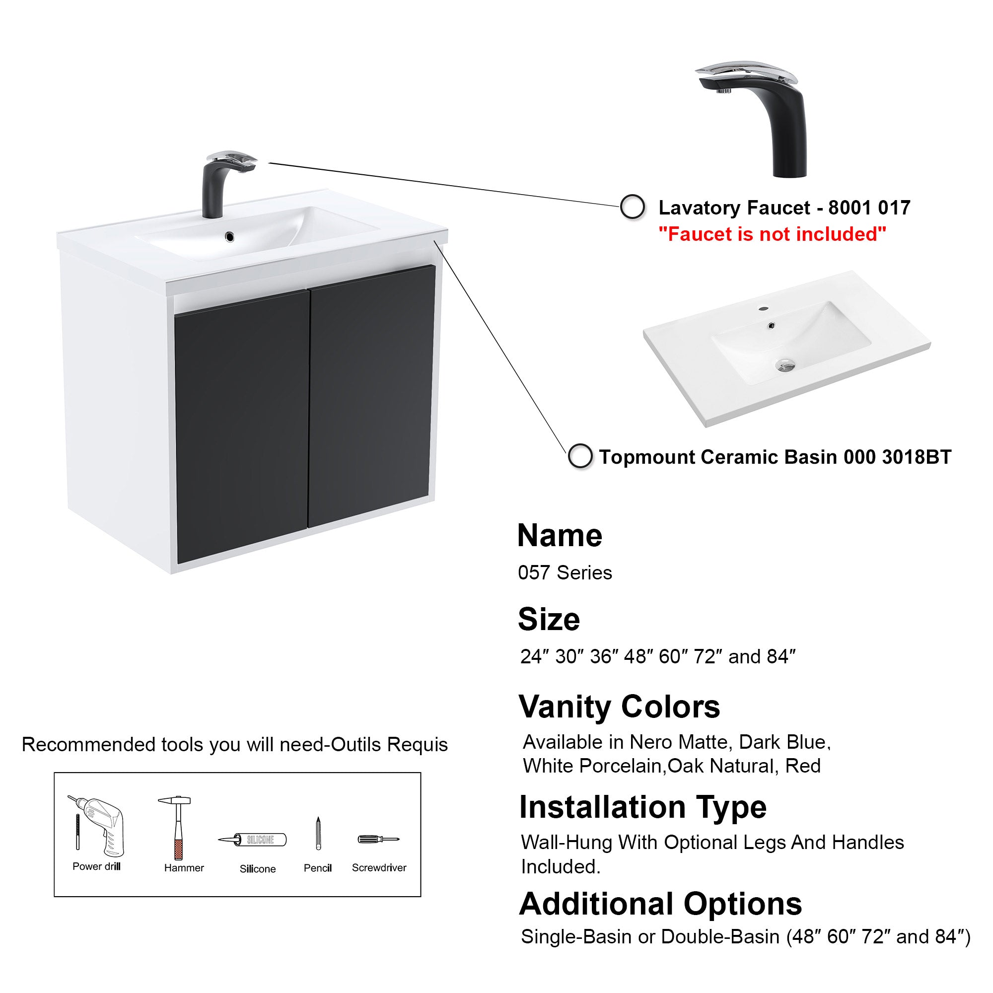 057 Series - 30 Inch Vanity