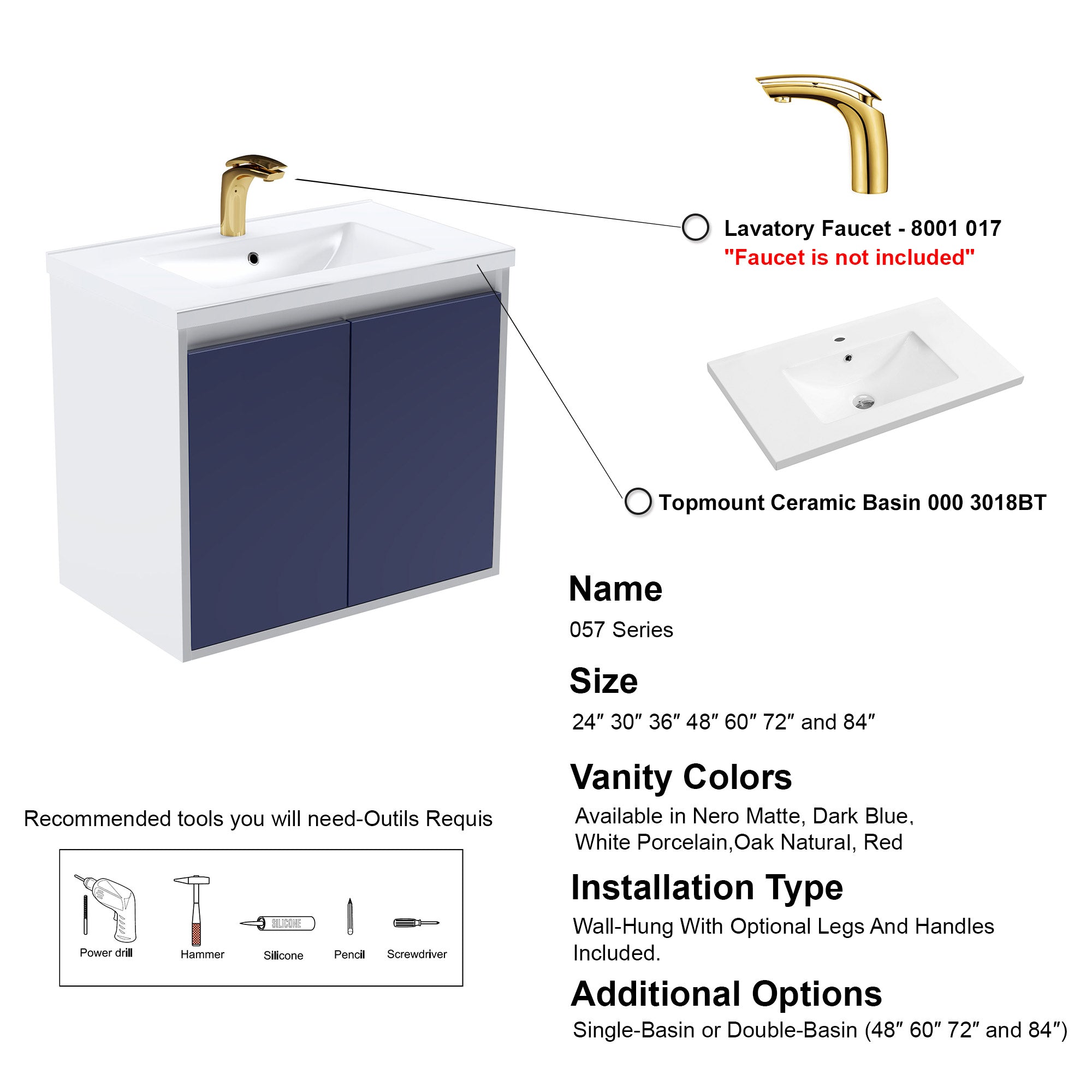 057 Series - 30 Inch Vanity
