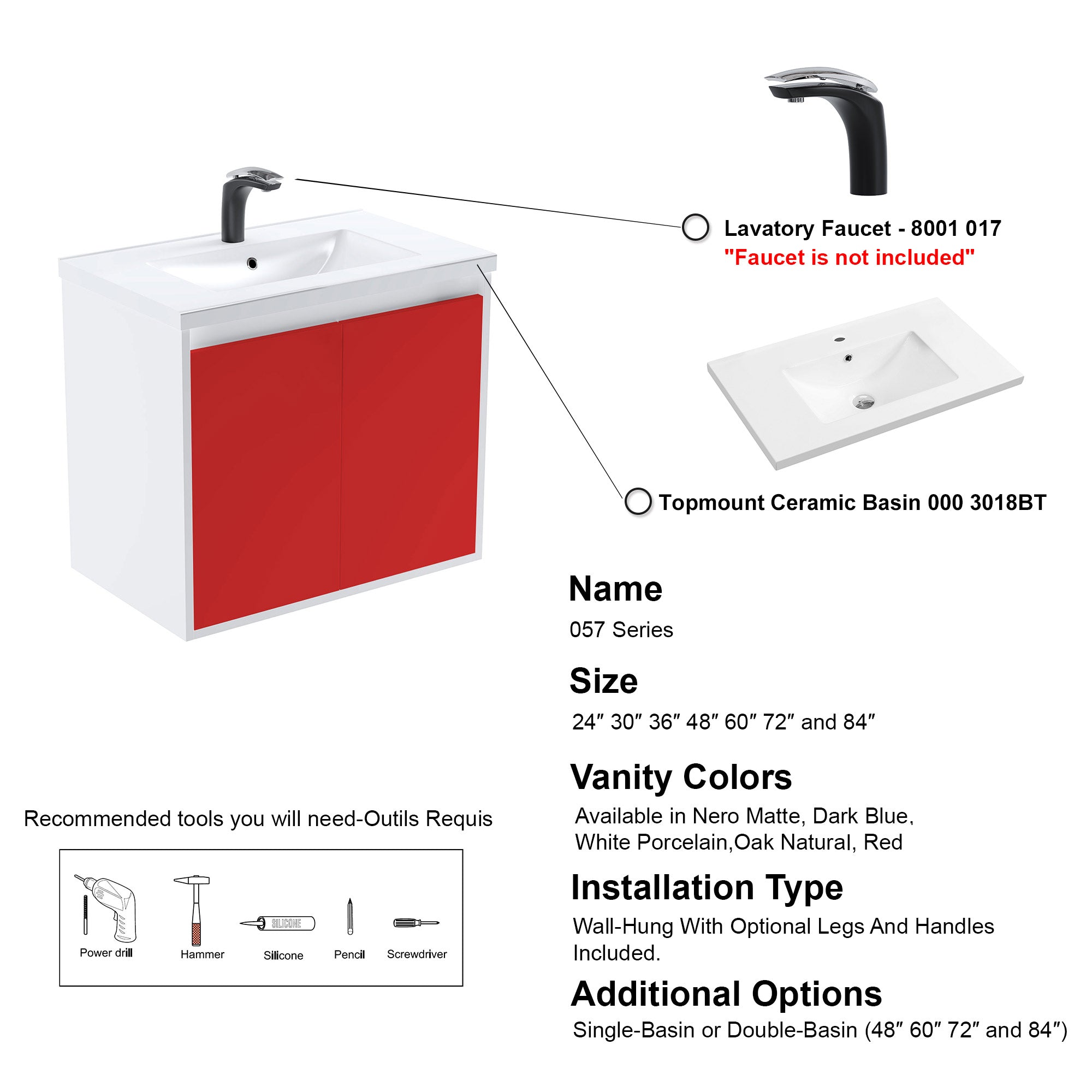 057 Series - 30 Inch Vanity
