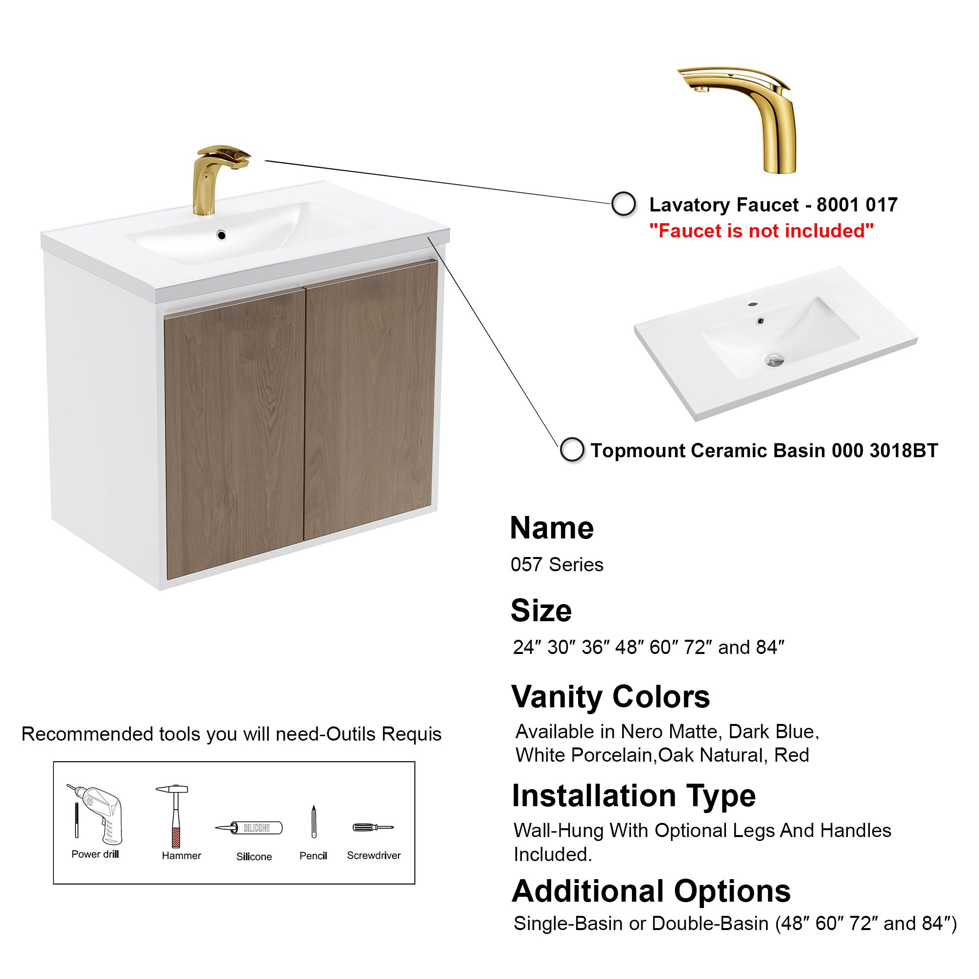 057 Series - 30 Inch Vanity