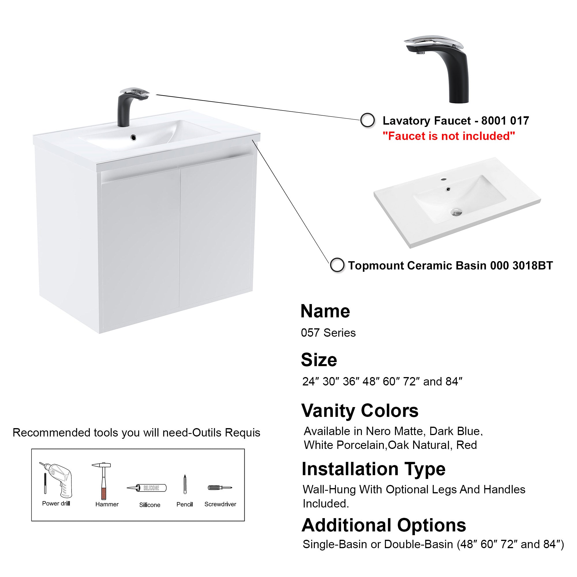057 Series - 30 Inch Vanity