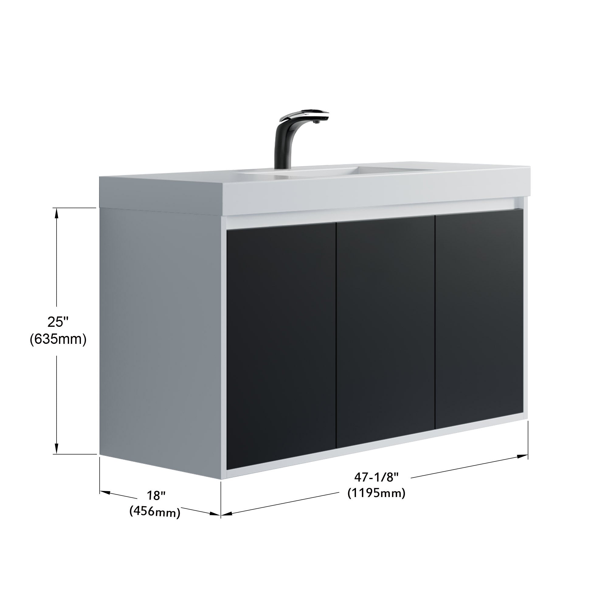 057 Series - 48 Inch Vanity - Single Sink