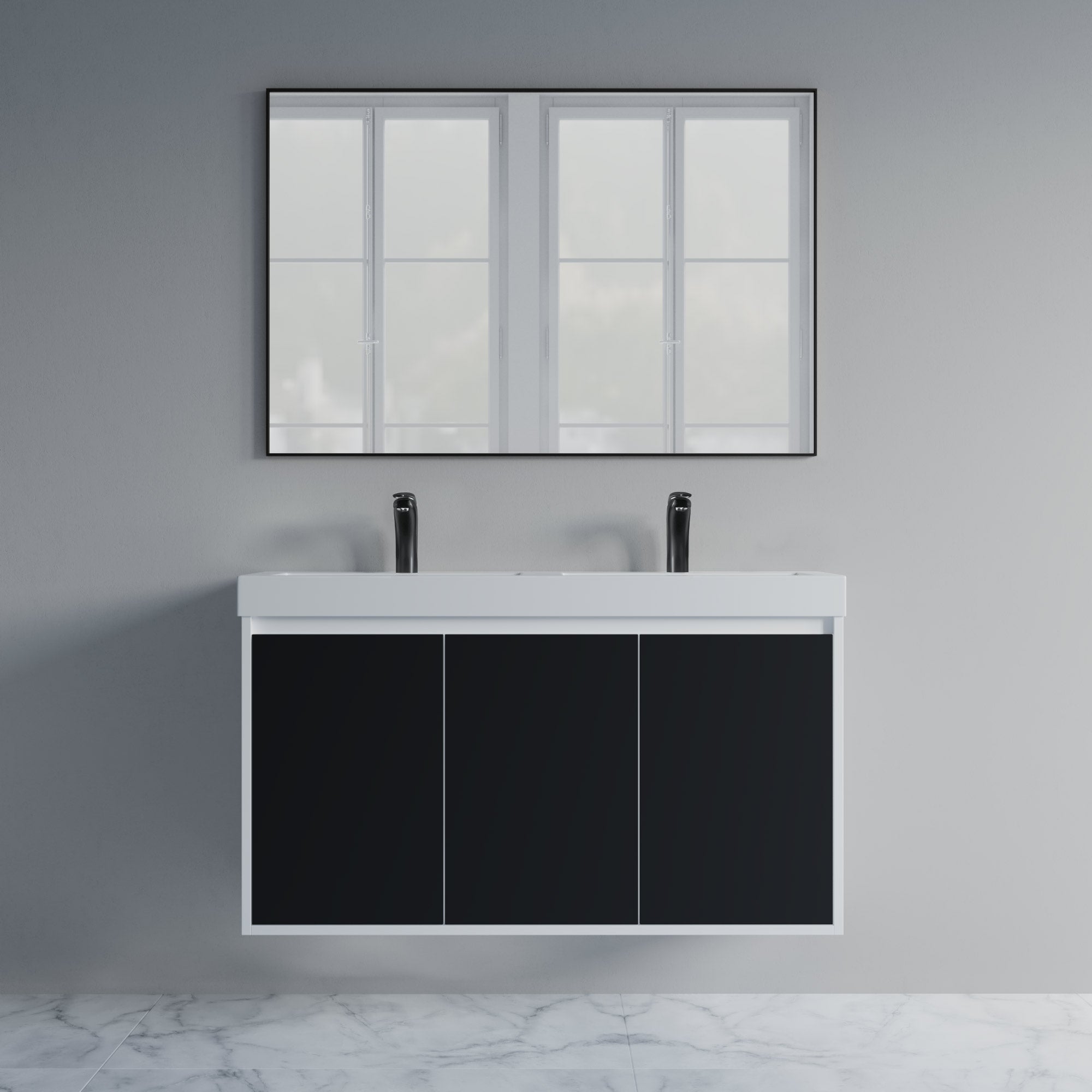 057 Series - 48 Inch Vanity Double Sinks