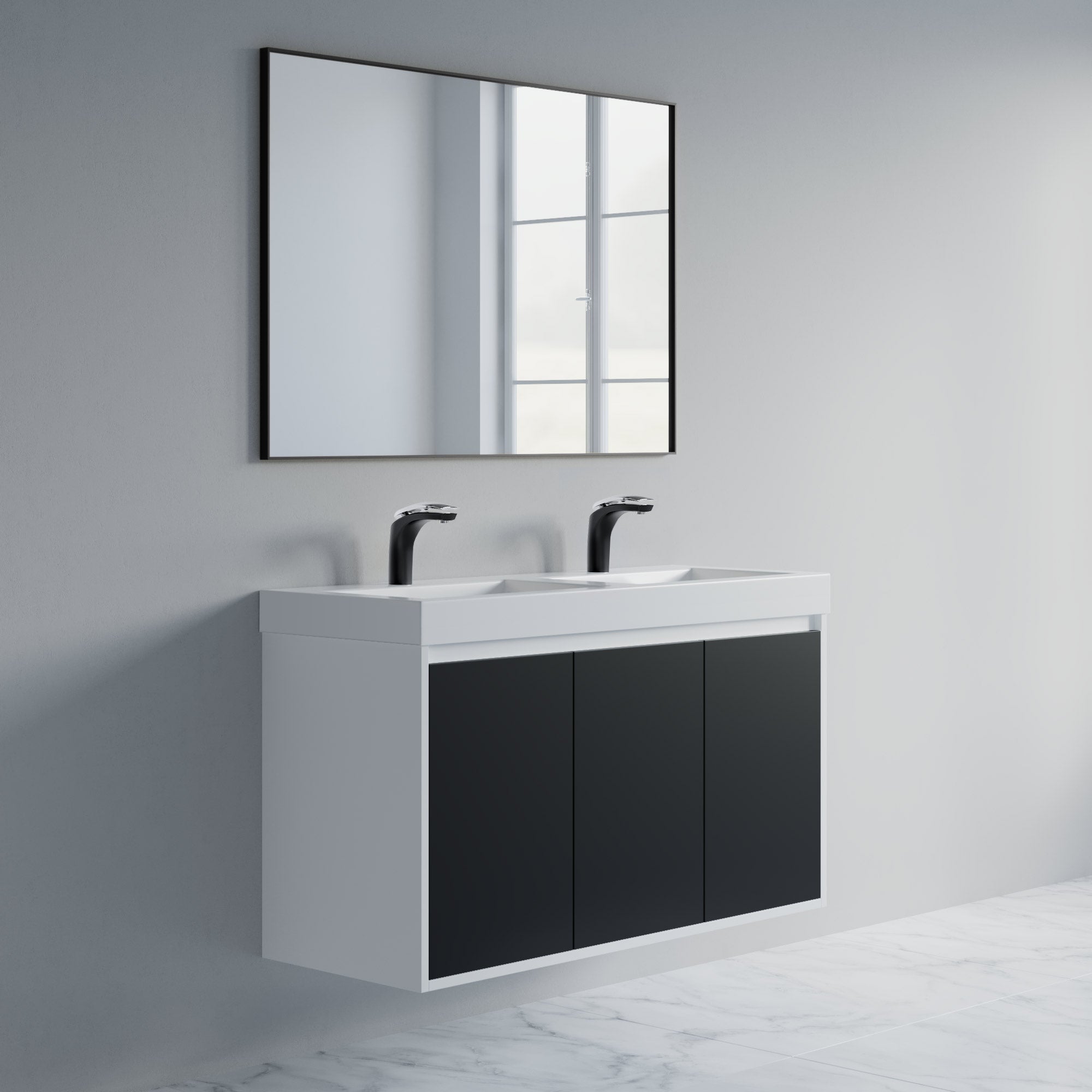 057 Series - 48 Inch Vanity Double Sinks