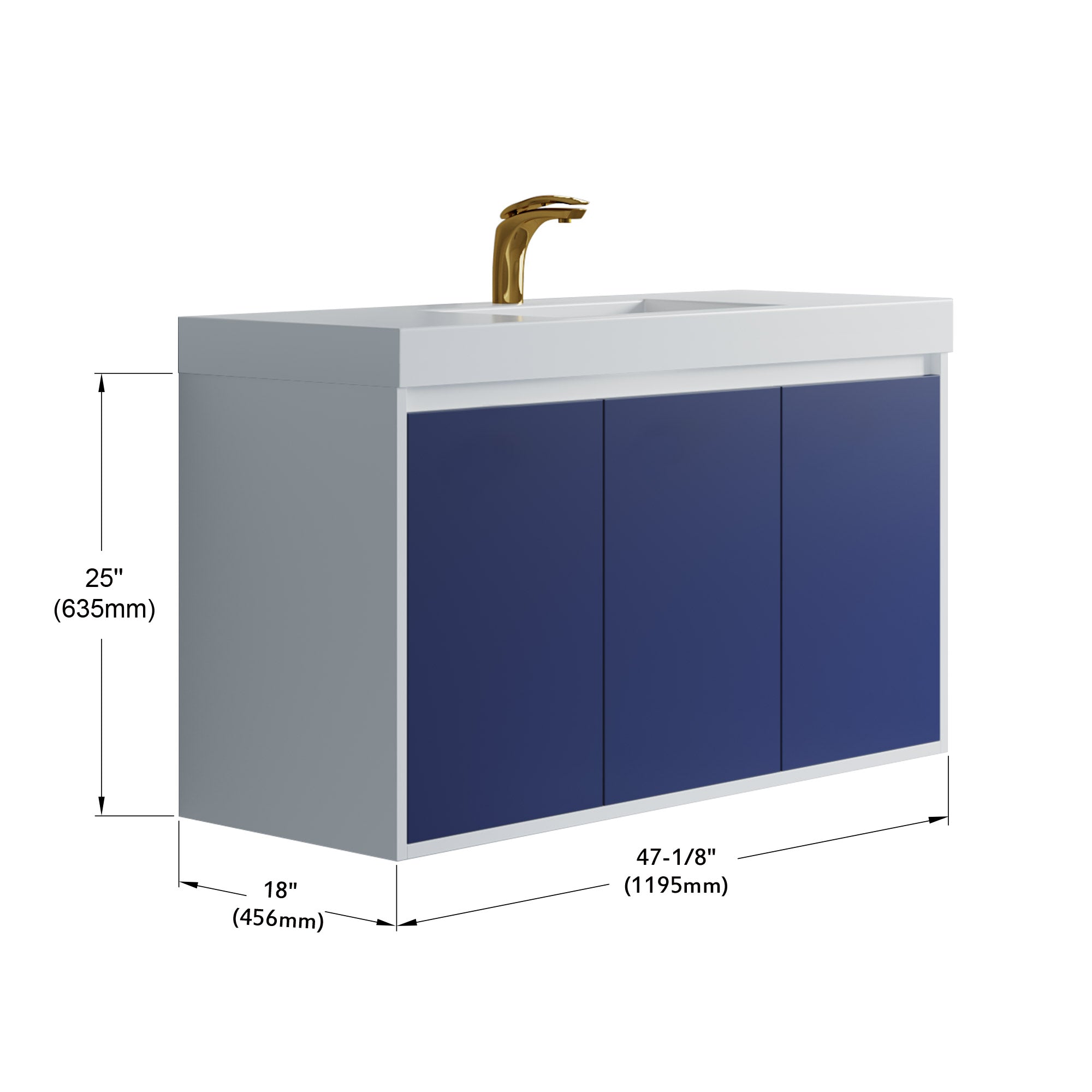 057 Series - 48 Inch Vanity - Single Sink