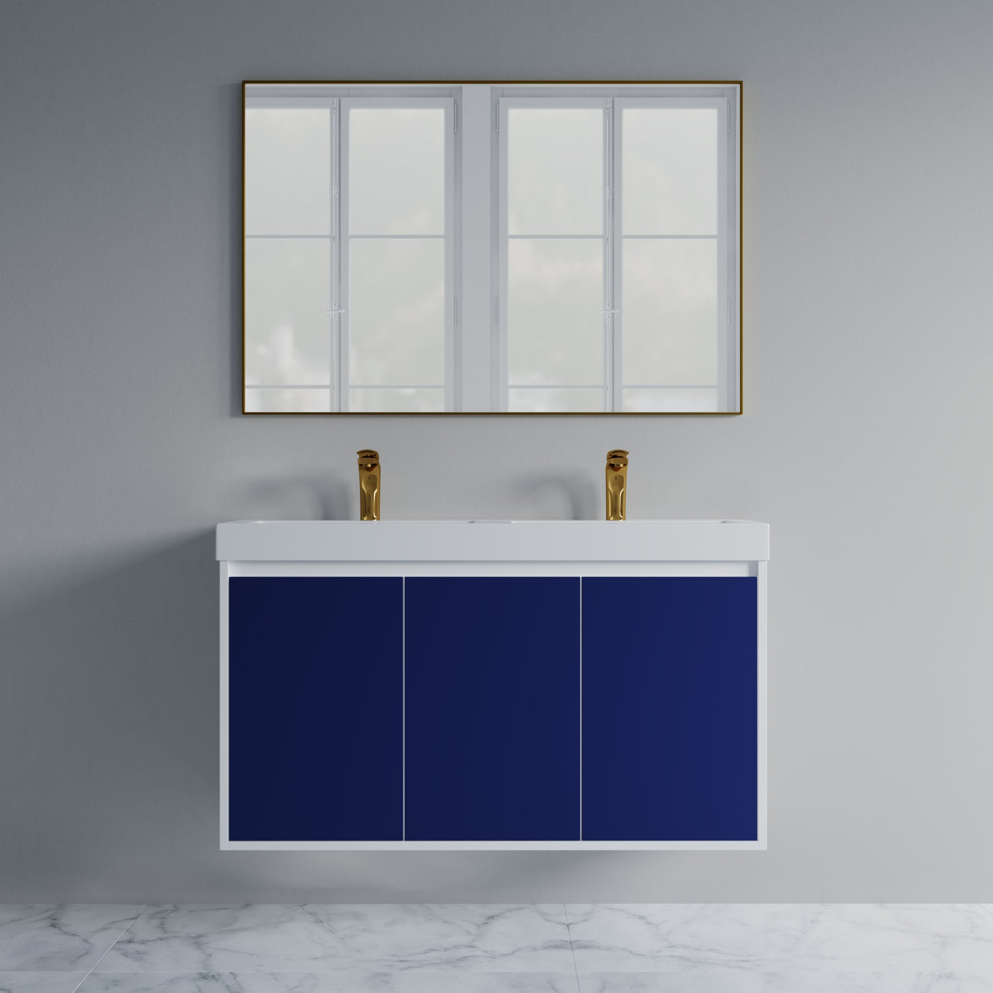 057 Series - 48 Inch Vanity Double Sinks