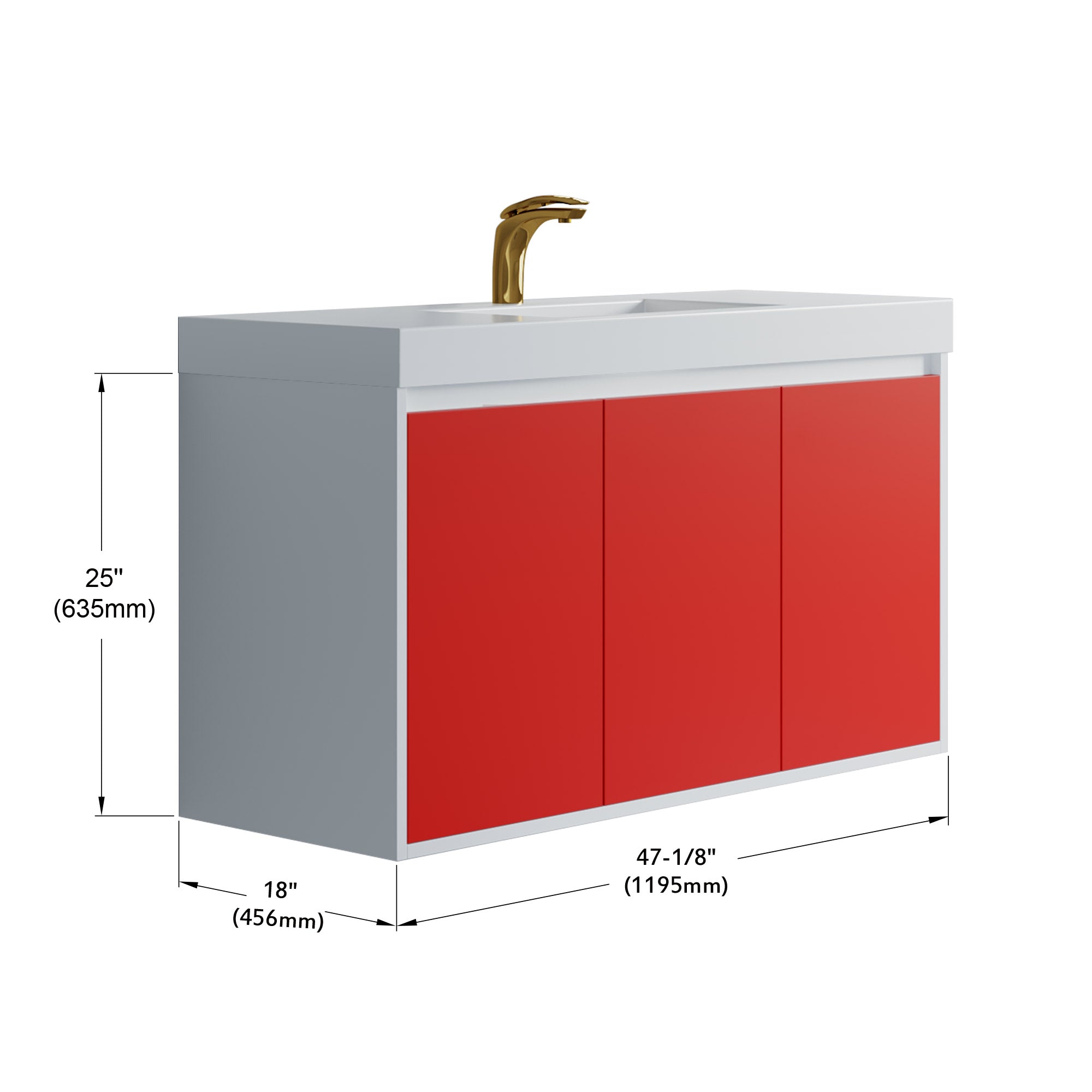 057 Series - 48 Inch Vanity - Single Sink