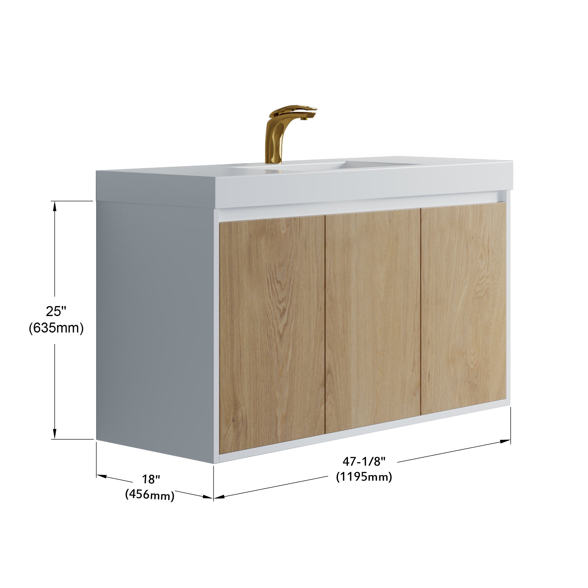 057 Series - 48 Inch Vanity - Single Sink