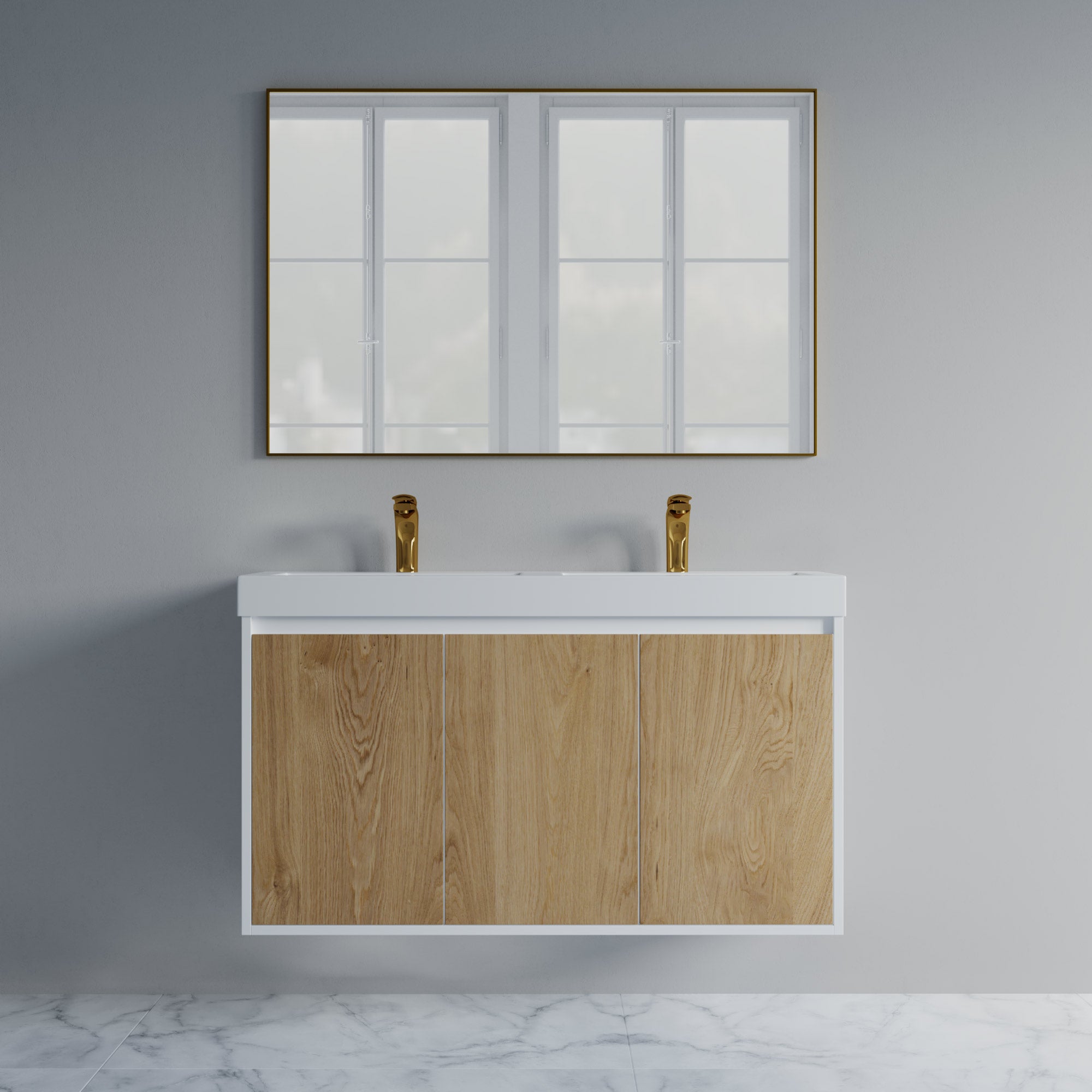 057 Series - 48 Inch Vanity Double Sinks