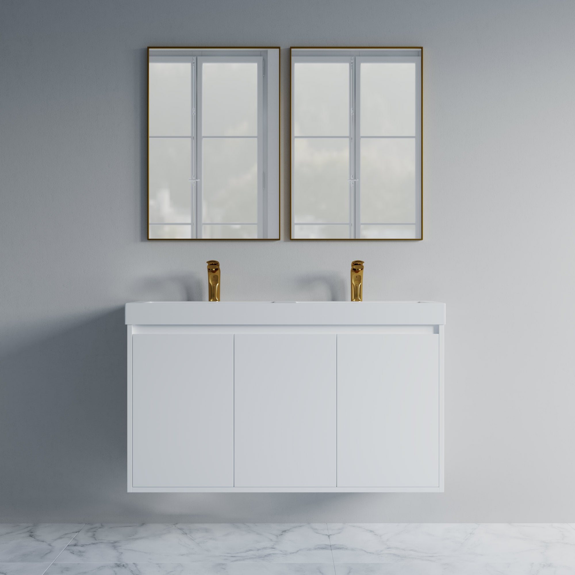 057 Series - 48 Inch Vanity Double Sinks
