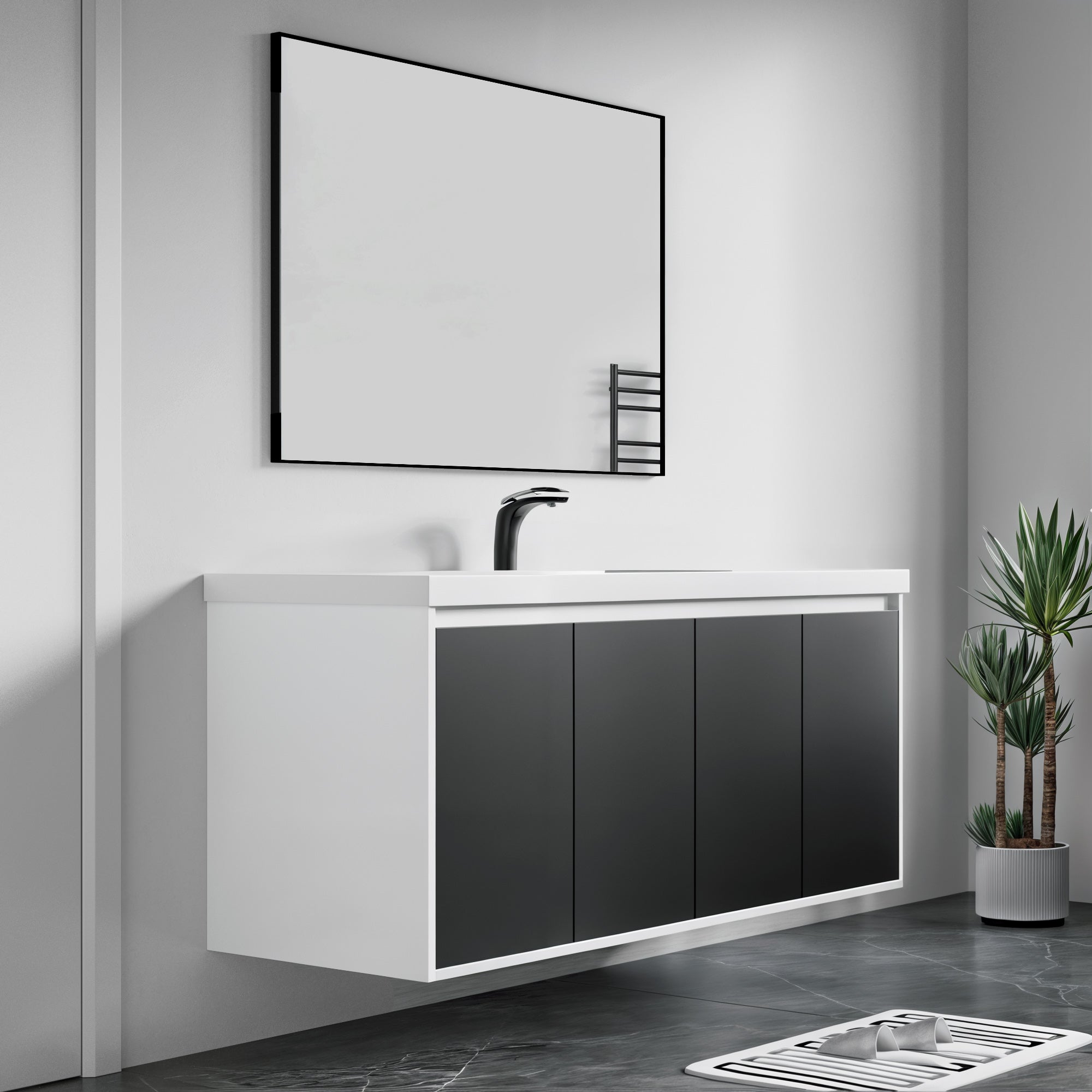 057 Series - 60 Inch Vanity - Single Sink