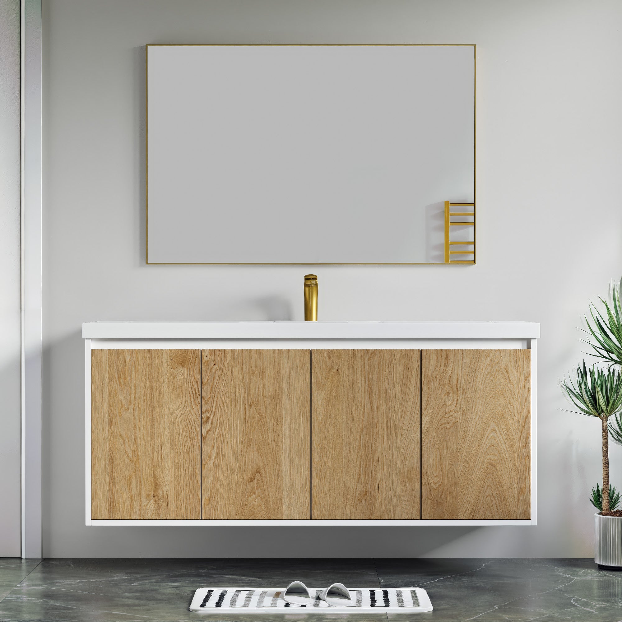 057 Series - 60 Inch Vanity - Single Sink
