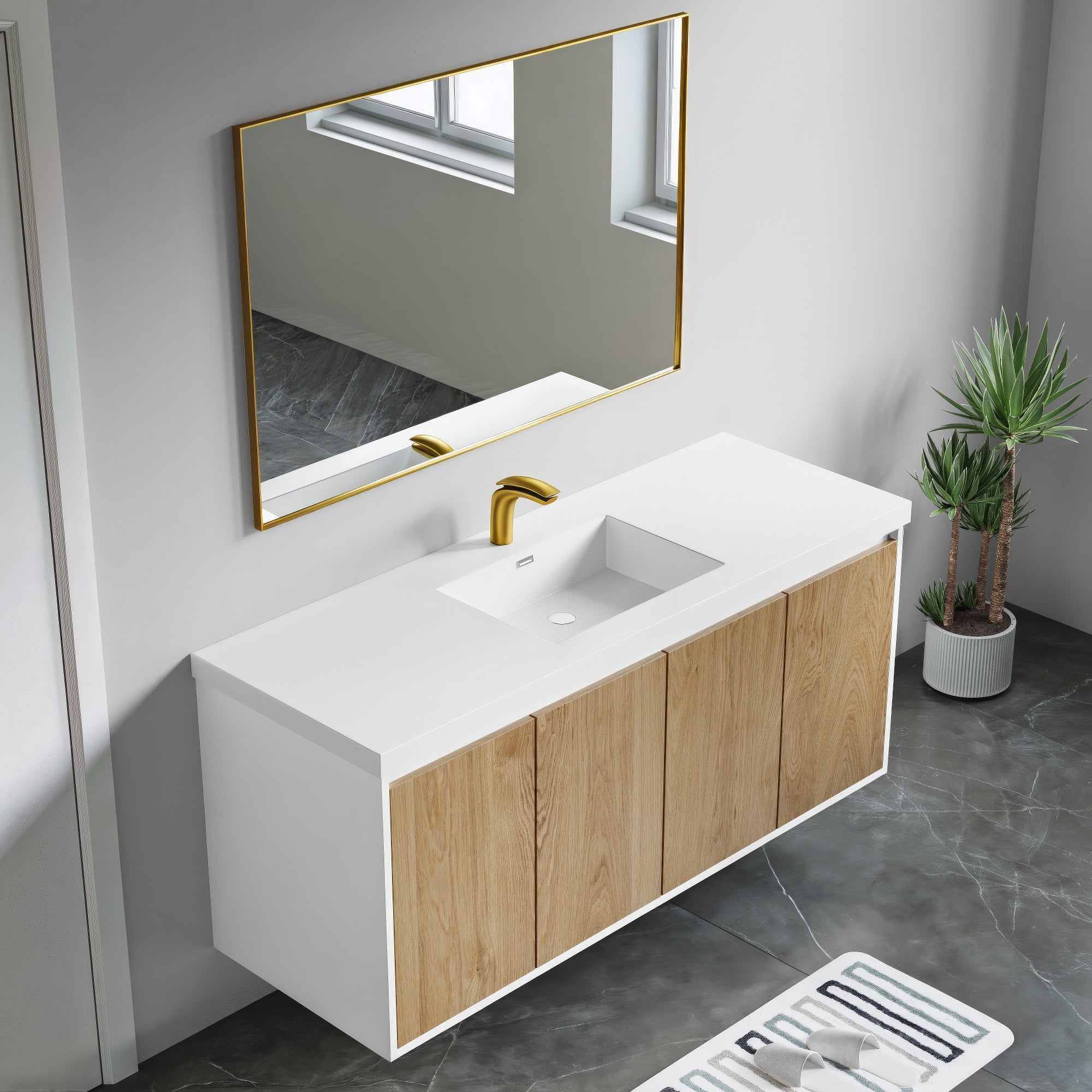 057 Series - 60 Inch Vanity - Single Sink