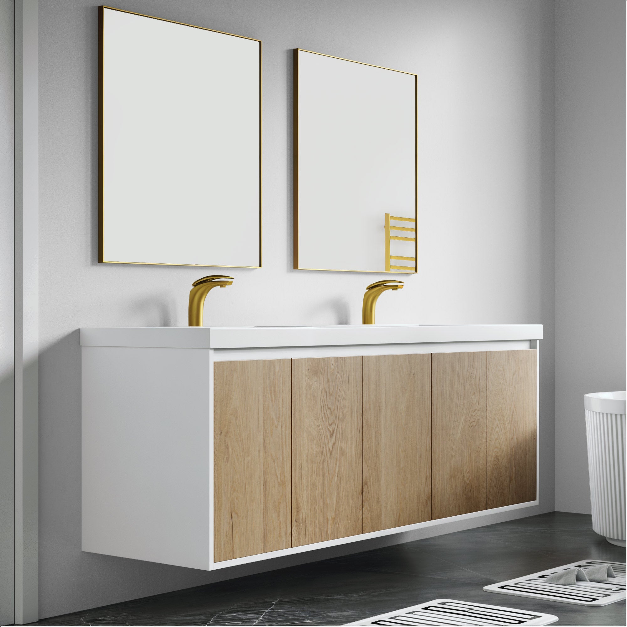 057 Series - 72 Inch Vanity - Double Sink