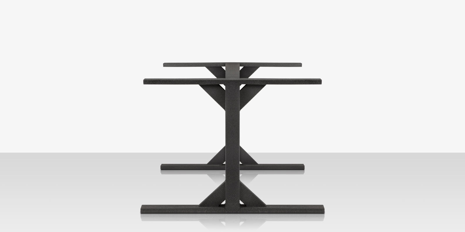 Contemporary Bases T Style Dining Table Base (set of two)