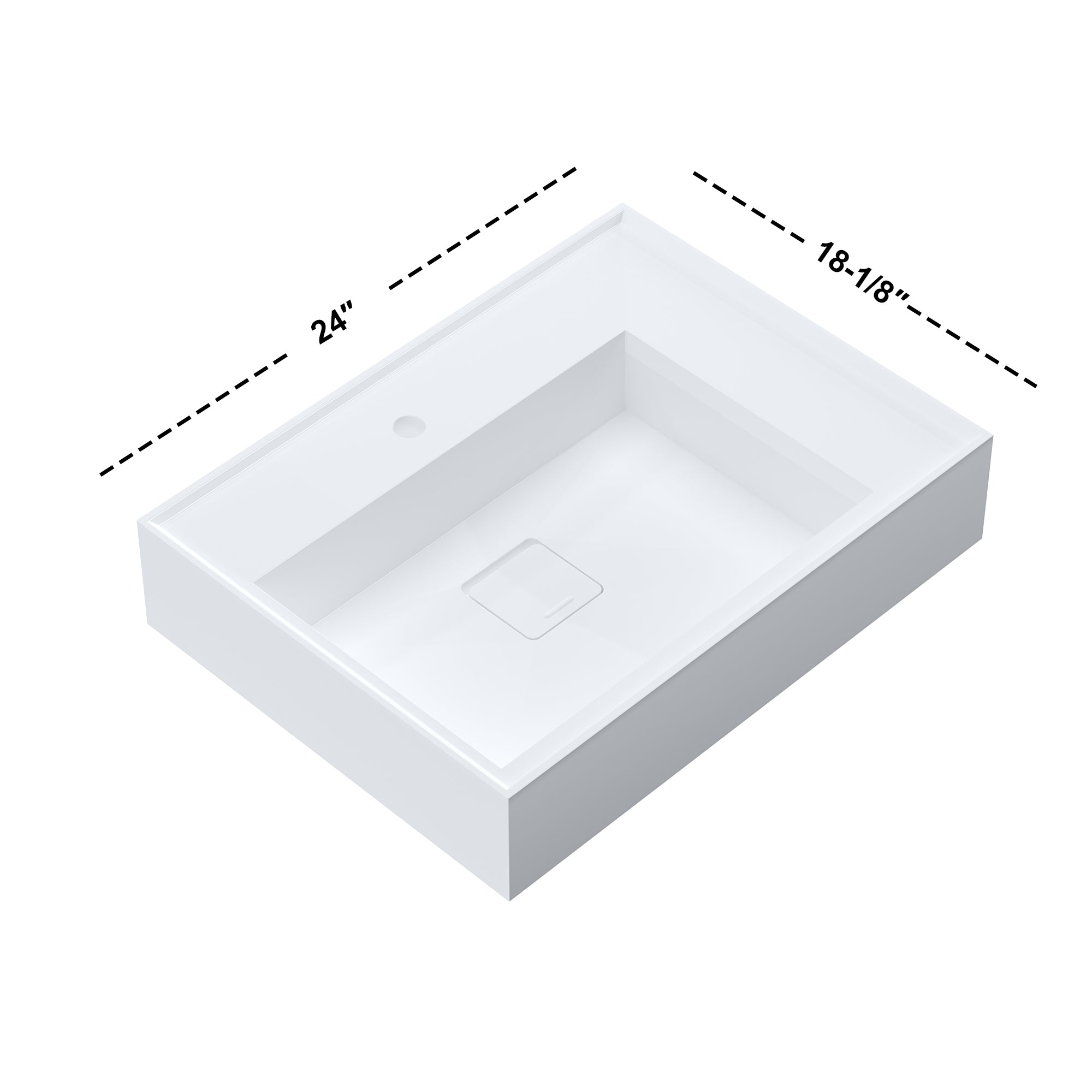 Wall Mounted Bathroom Sink 070 2418 - ADA