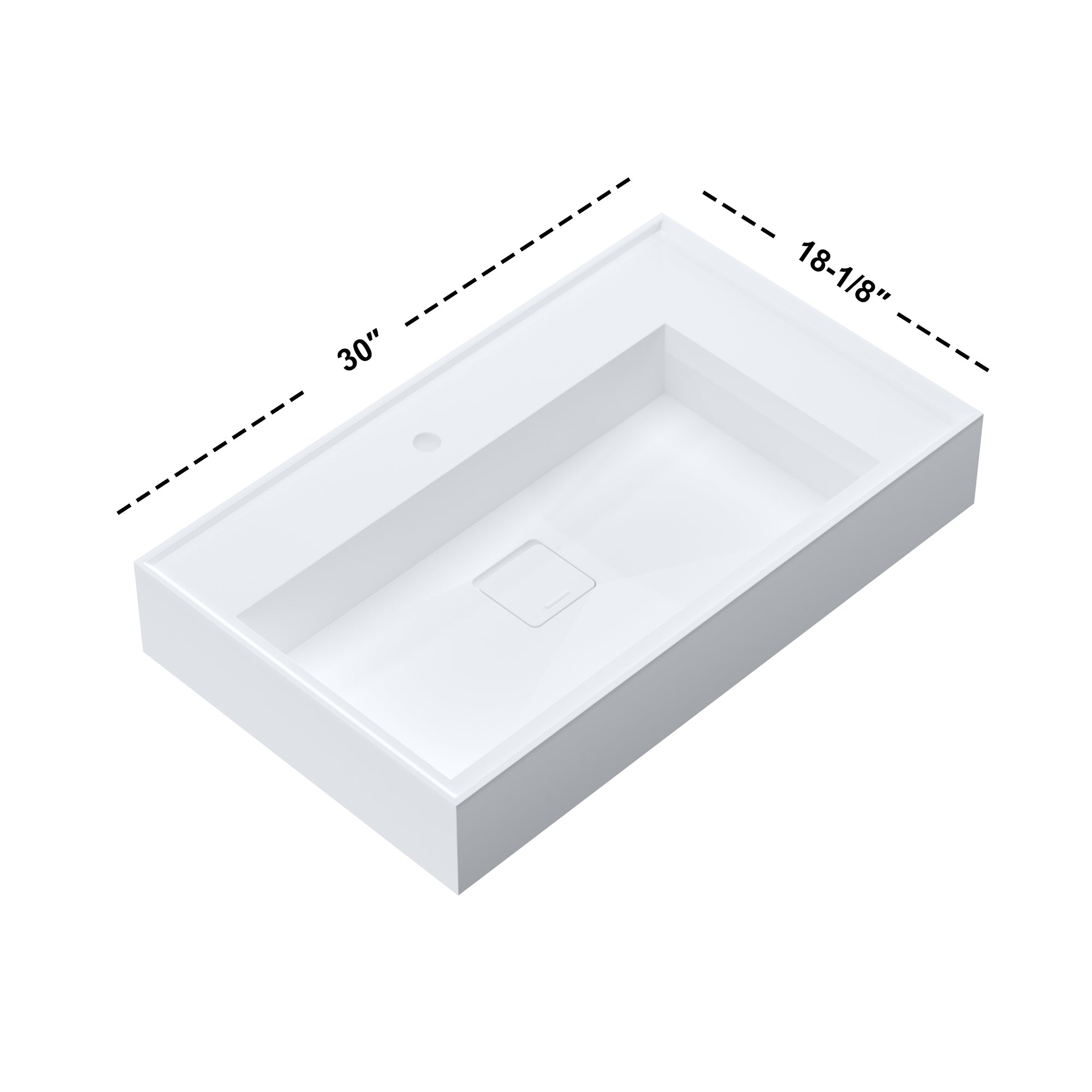 Wall Mounted Bathroom Sink 070 3018 - ADA