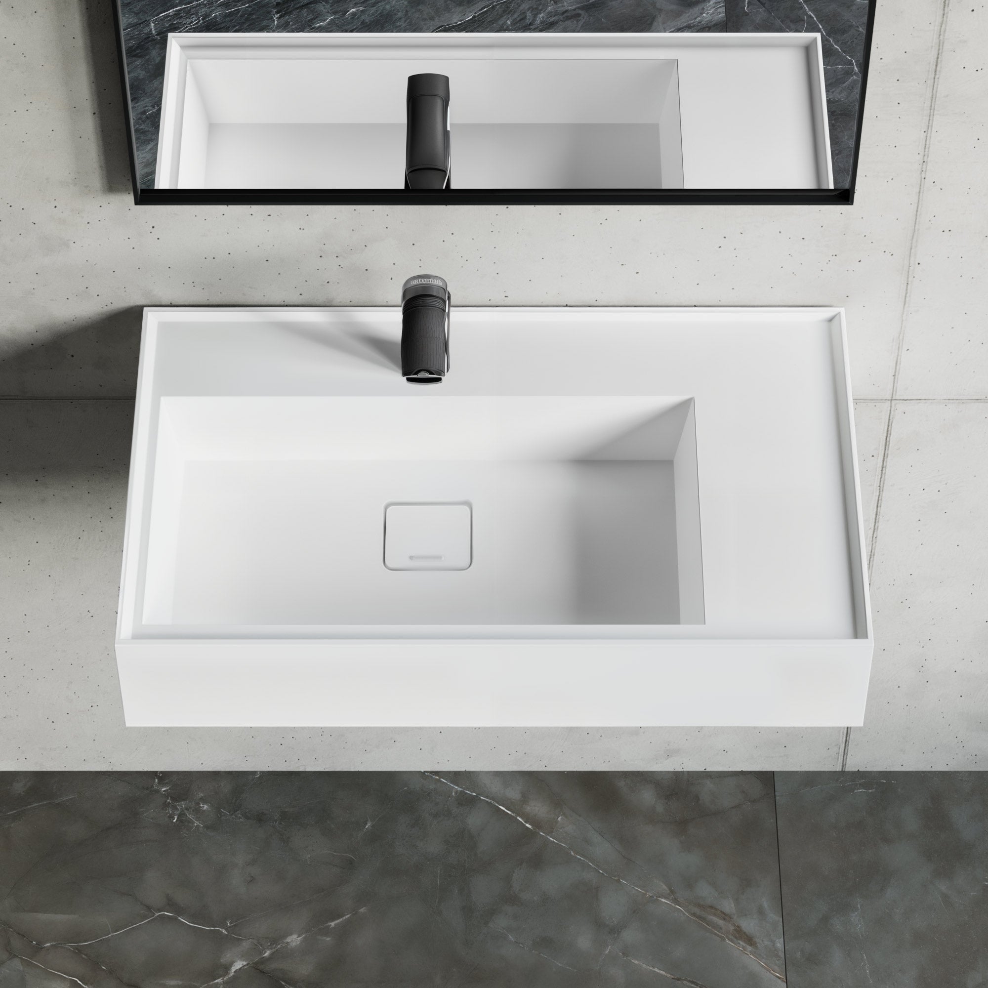 Wall Mounted Bathroom Sink 070 3618 - ADA
