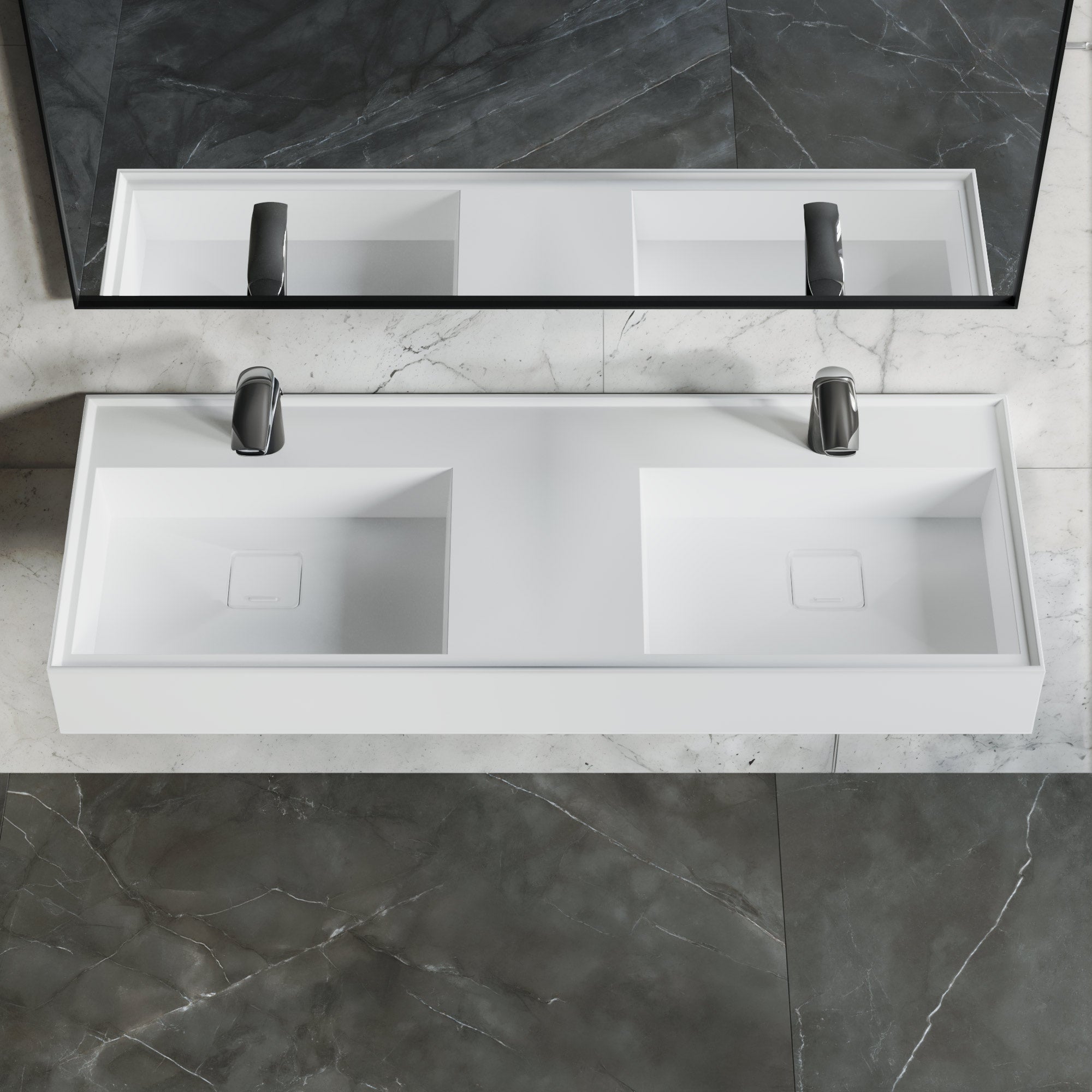 Wall Mounted Bathroom Sink 070 4818 - ADA