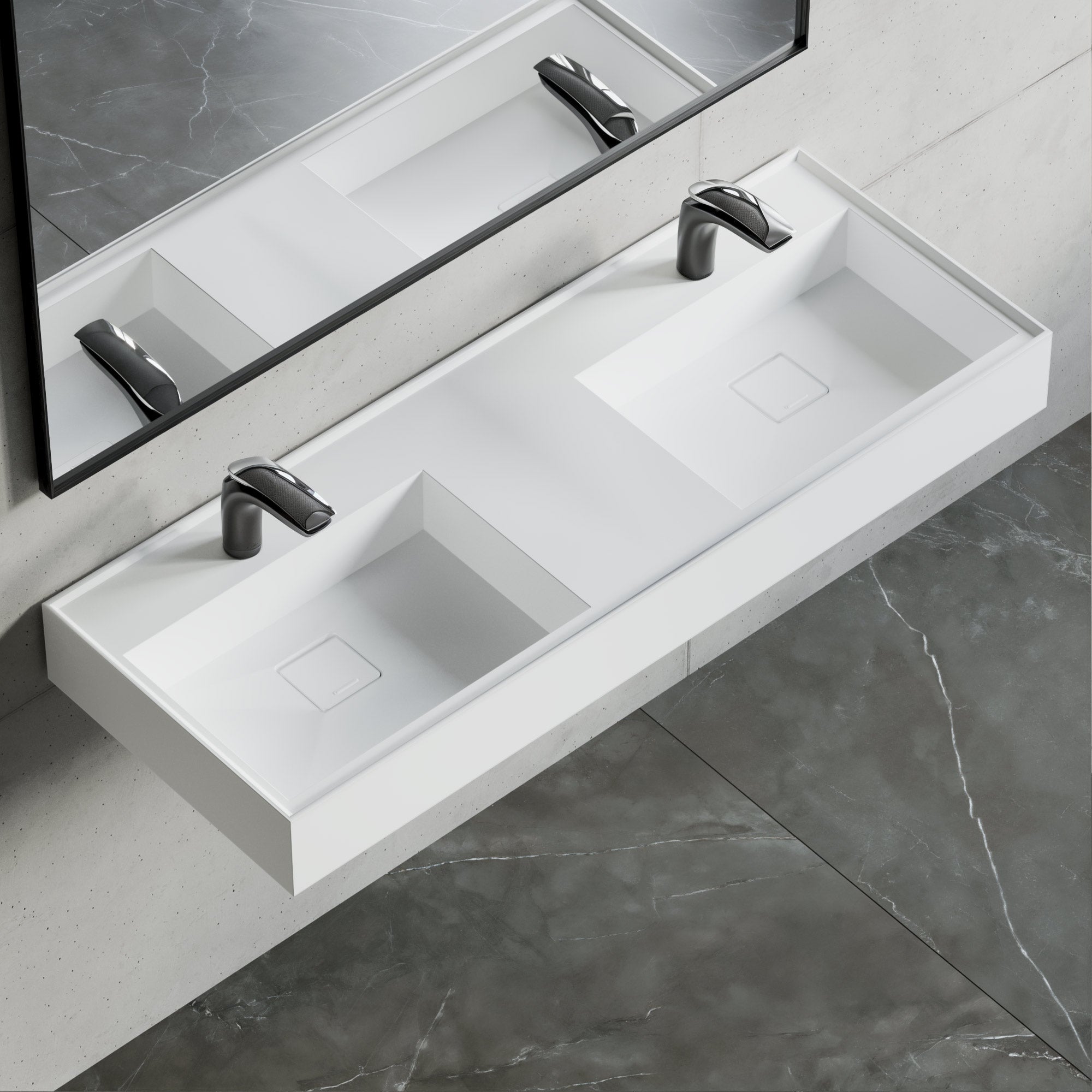 Wall Mounted Bathroom Sink 070 4818 - ADA