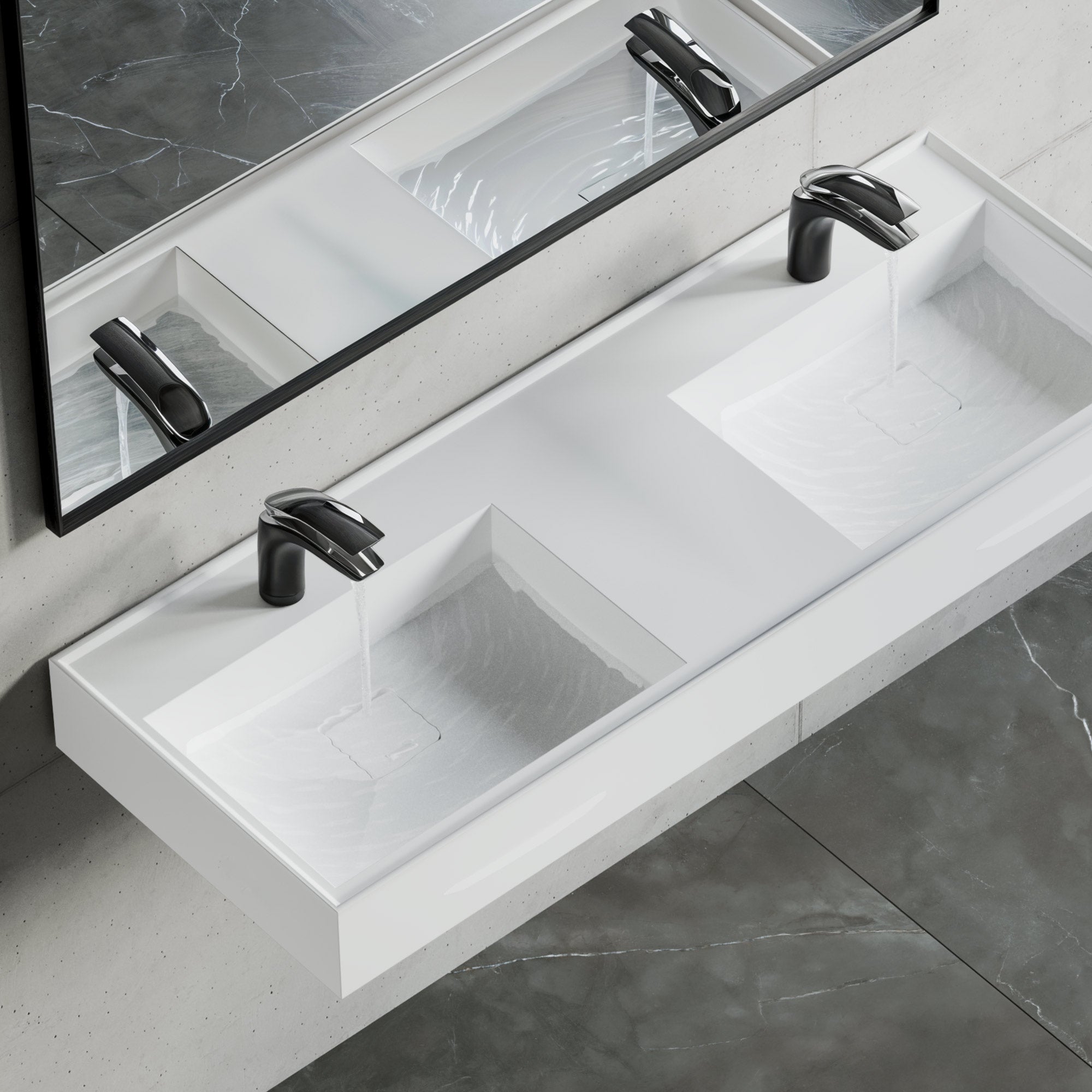 Wall Mounted Bathroom Sink 070 4818 - ADA