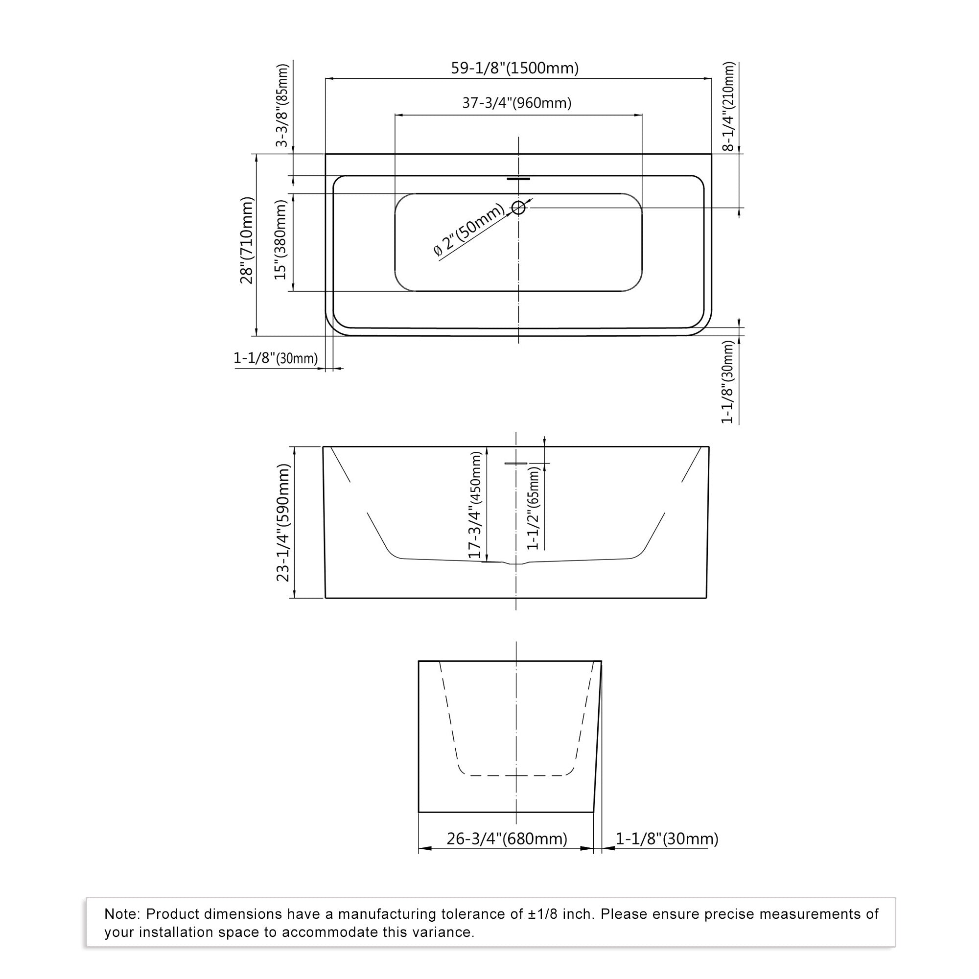 Freestanding bathtubs-073 5928 01