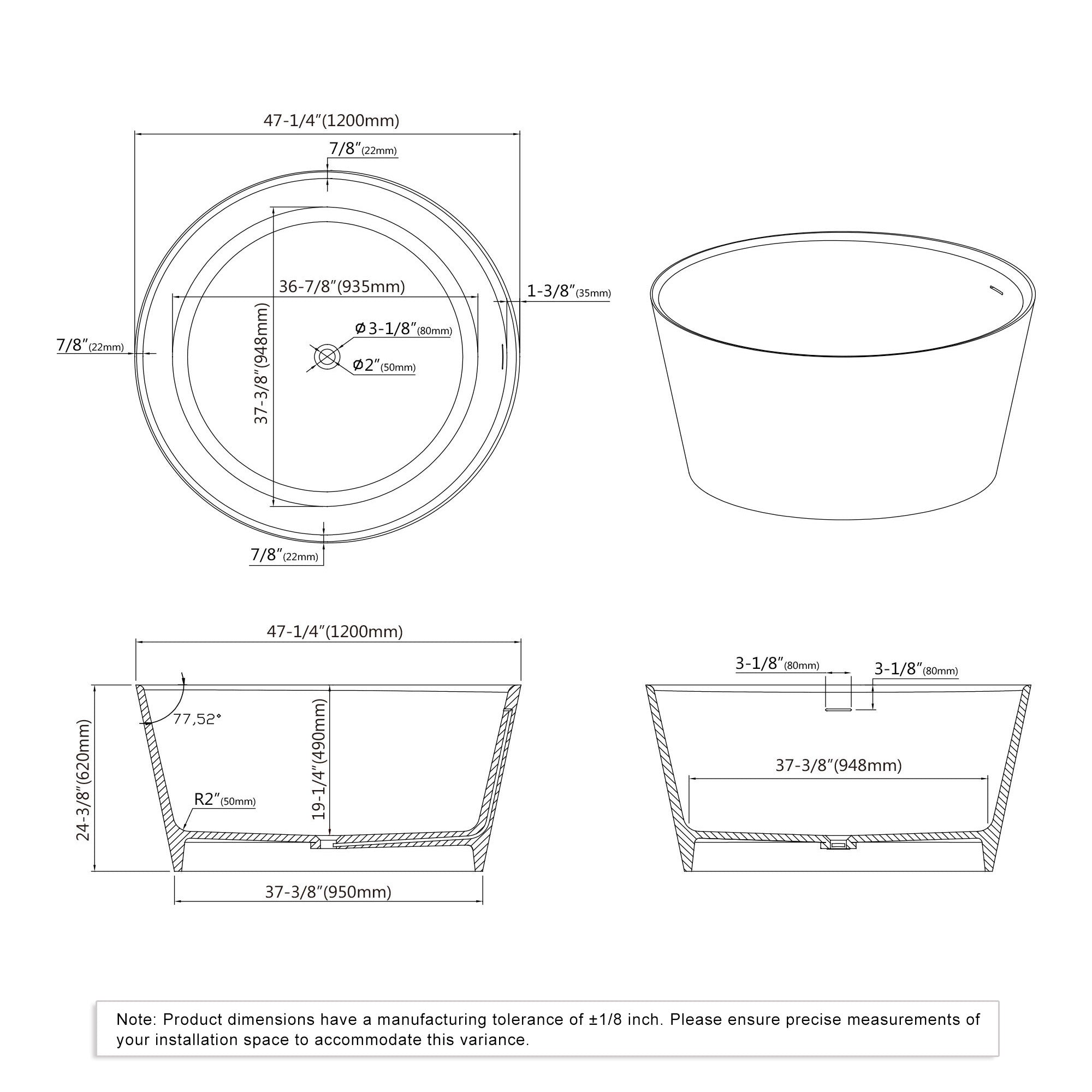 Freestanding bathtubs-078 48 01