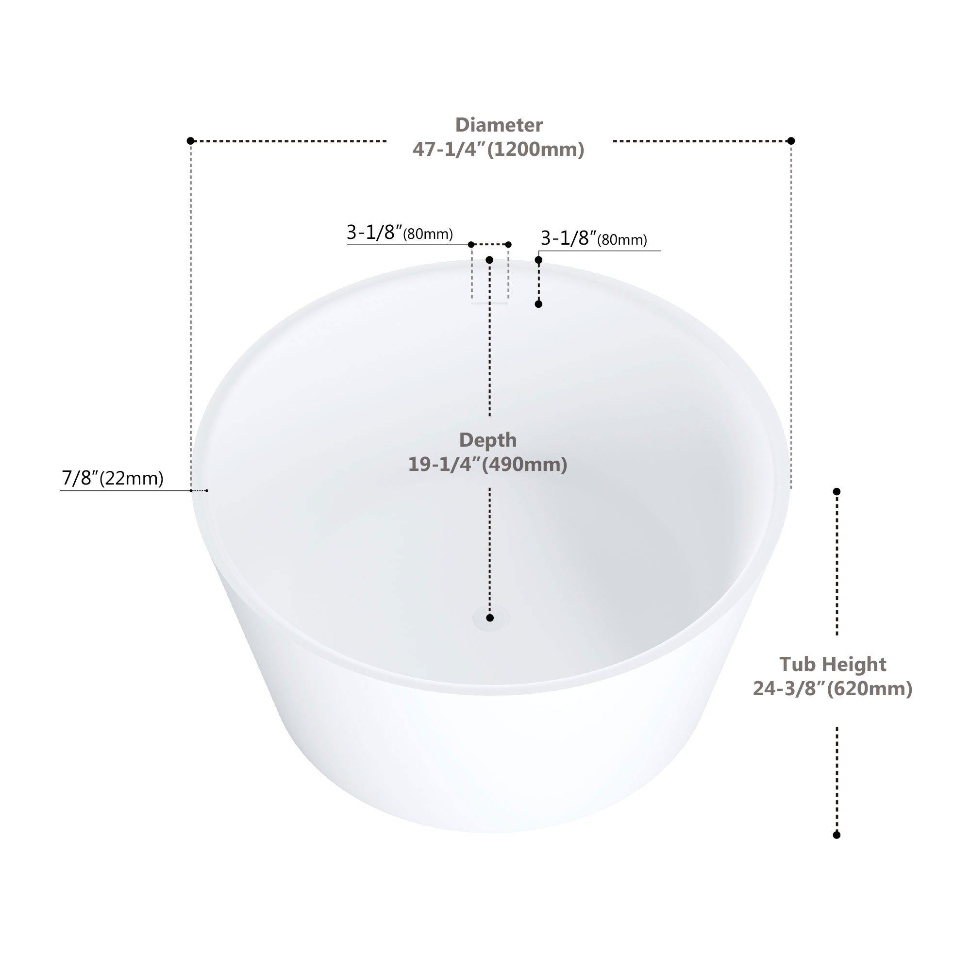 Freestanding bathtubs-078 48 01