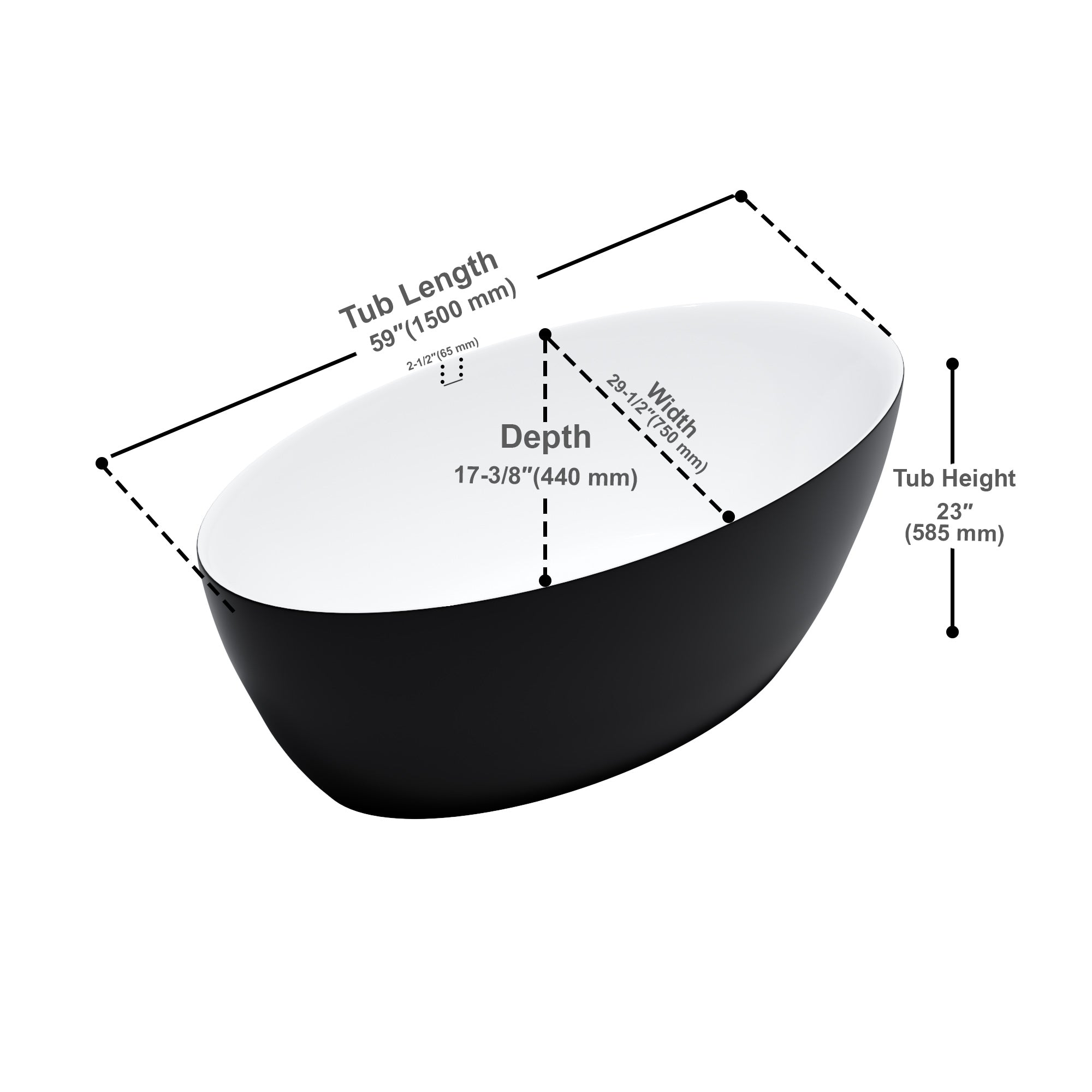 Freestanding bathtubs-080 5930 02