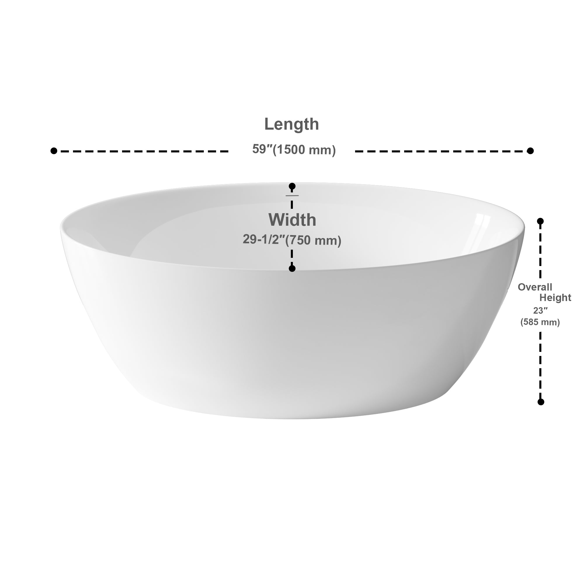 Freestanding bathtubs-080 5930 21
