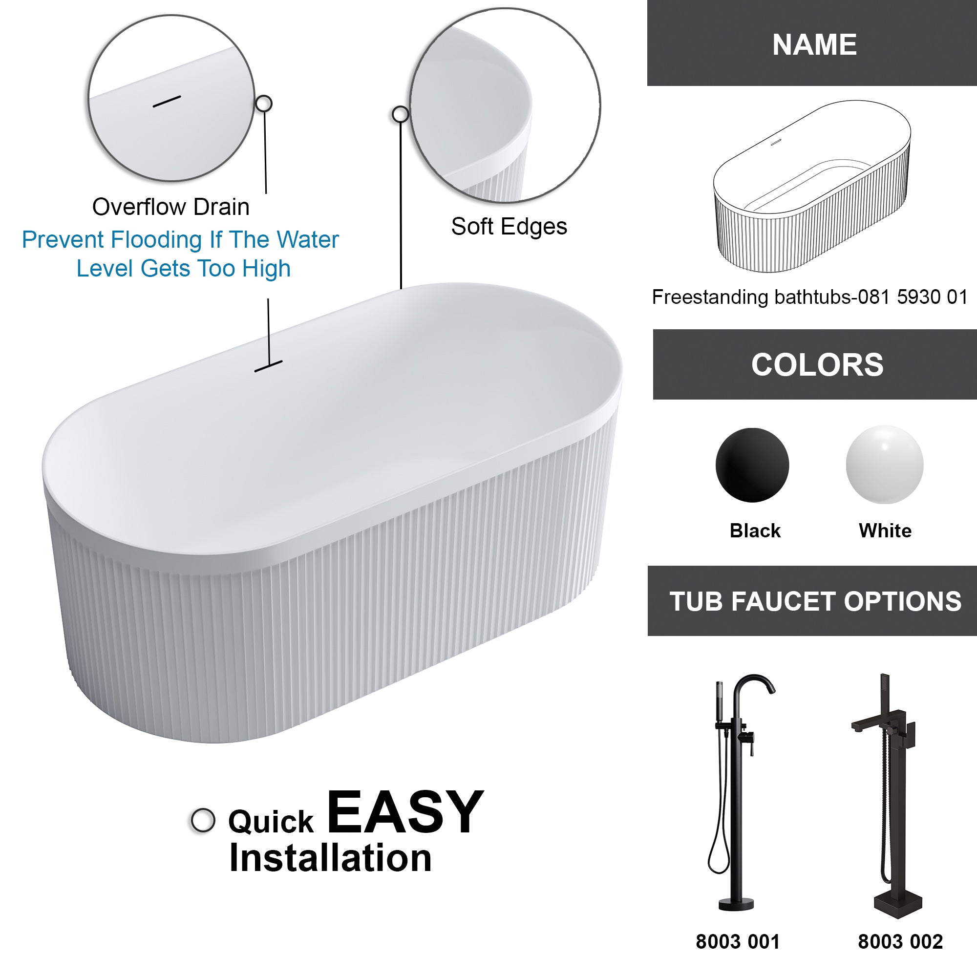 Freestanding bathtubs-081 5930 01