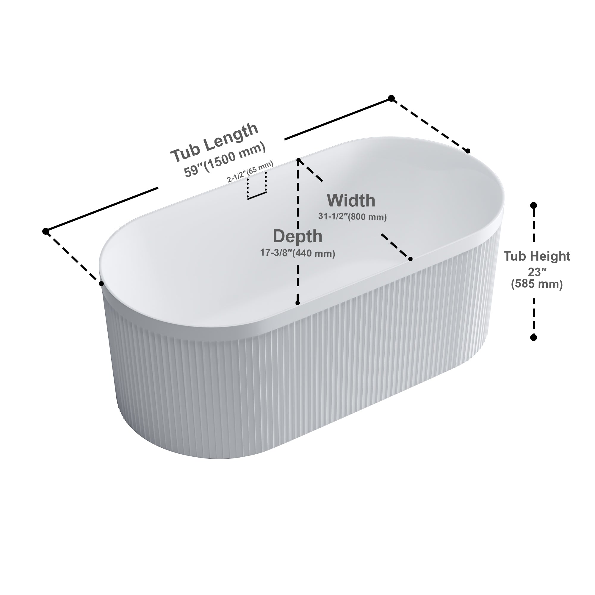 Freestanding bathtubs-081 5930 01