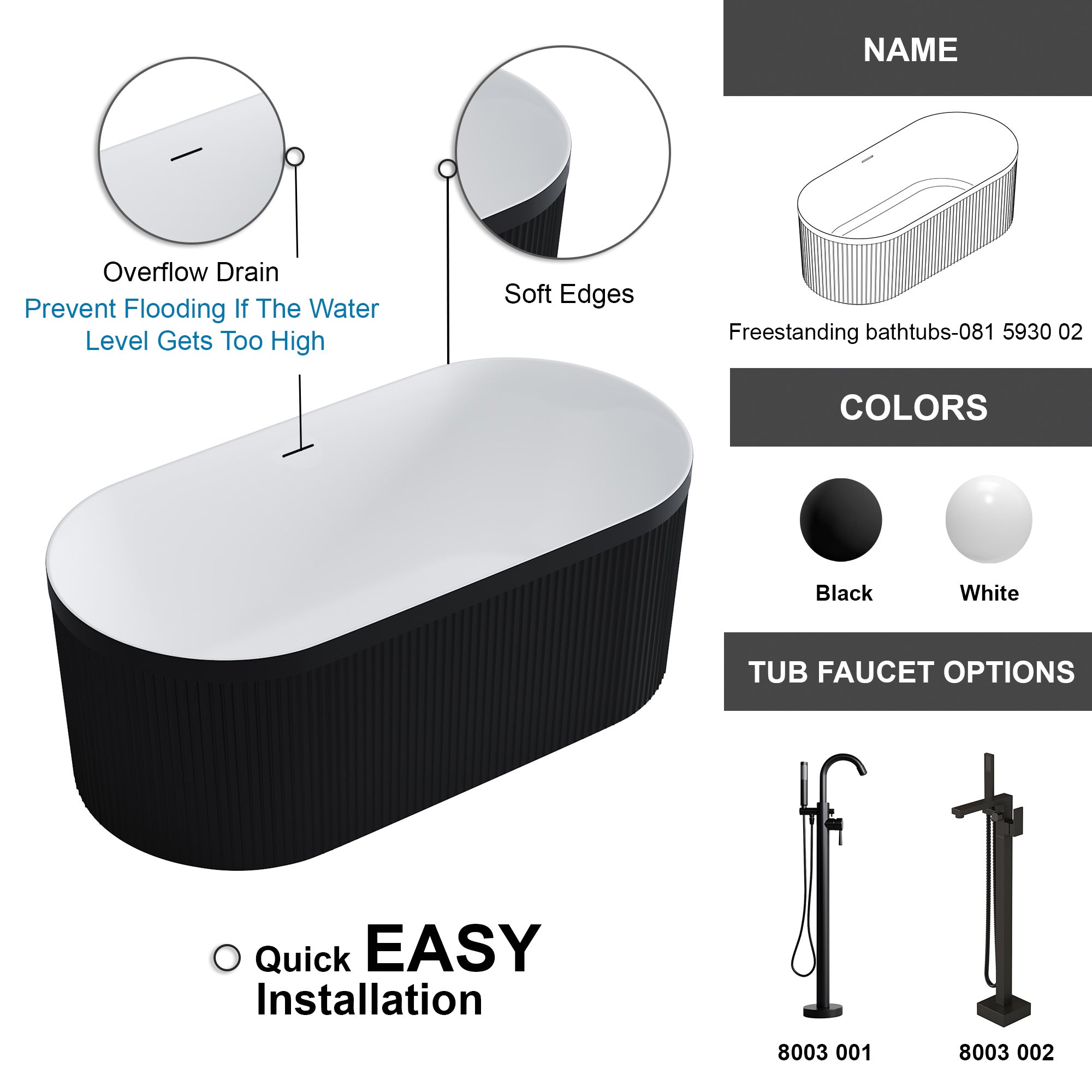 Freestanding bathtubs-081 5930 02