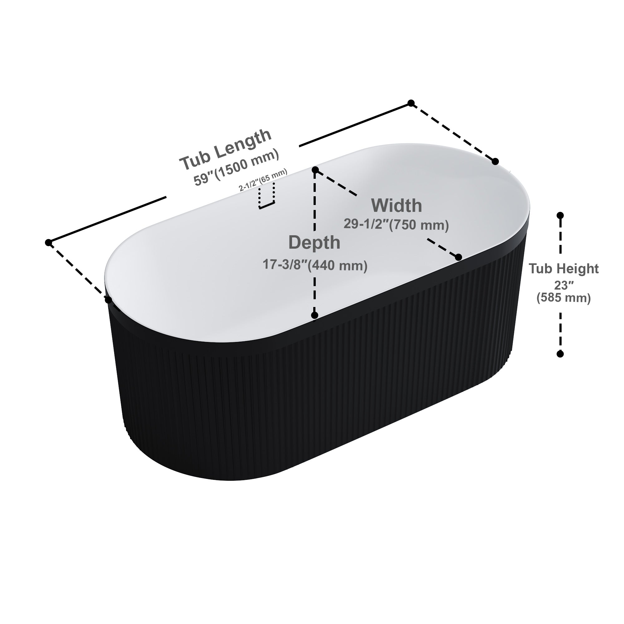 Freestanding bathtubs-081 5930 02