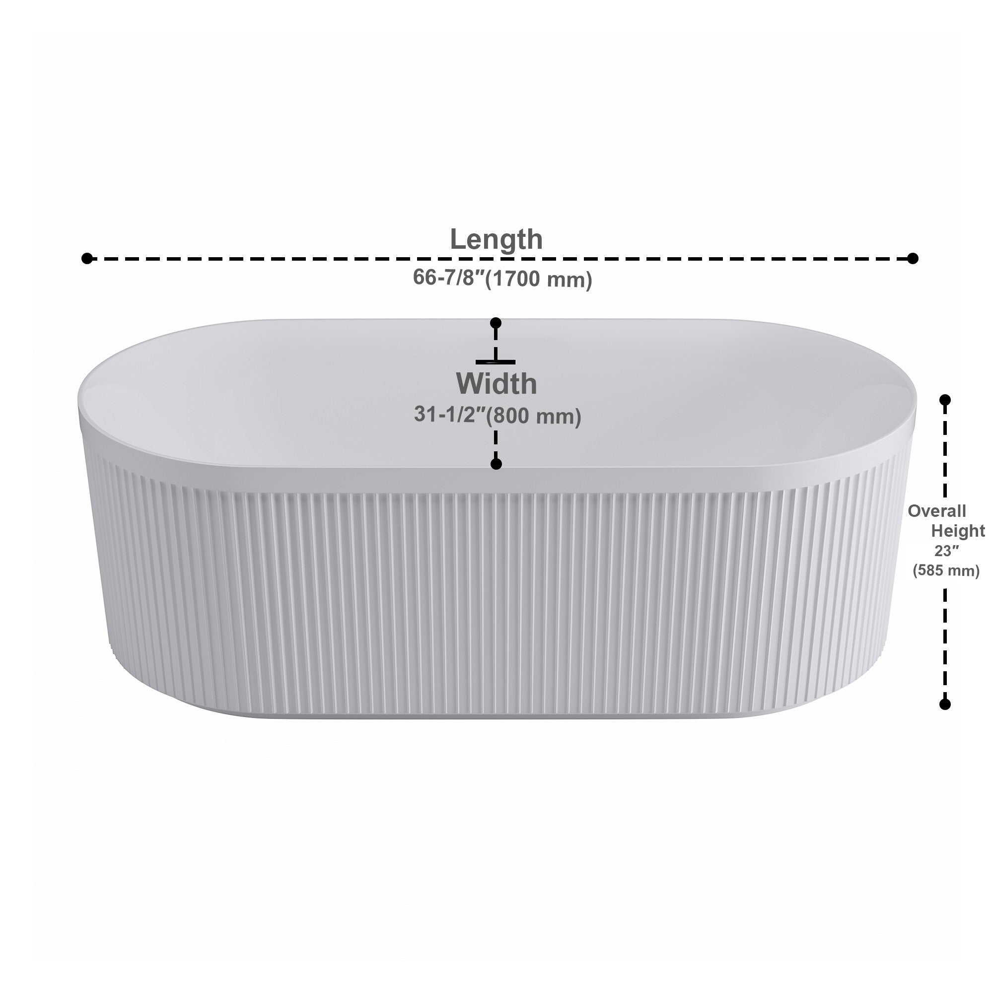 Freestanding bathtubs-081 6731 01