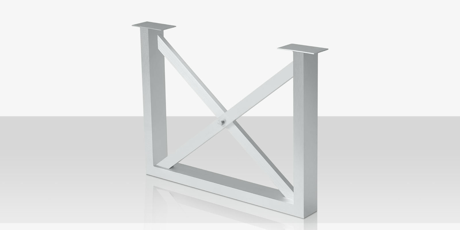 Contemporary Bases Square X Style Dining Table Base (set of two)