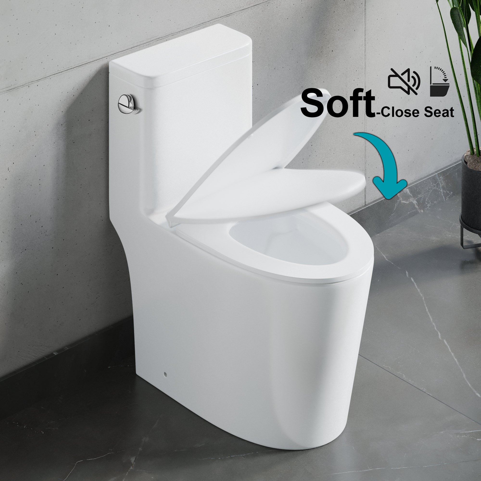 Siphonic One Piece Toilet - 092 2816 01