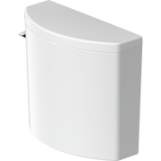 Duravit No.1 PRO Series 1.28 GPF Single Flush Toilet Tank in White with Left Lever Flush