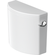 Duravit No.1 PRO Series 1.28 GPF Single Flush Toilet Tank in White with Right Lever Flush