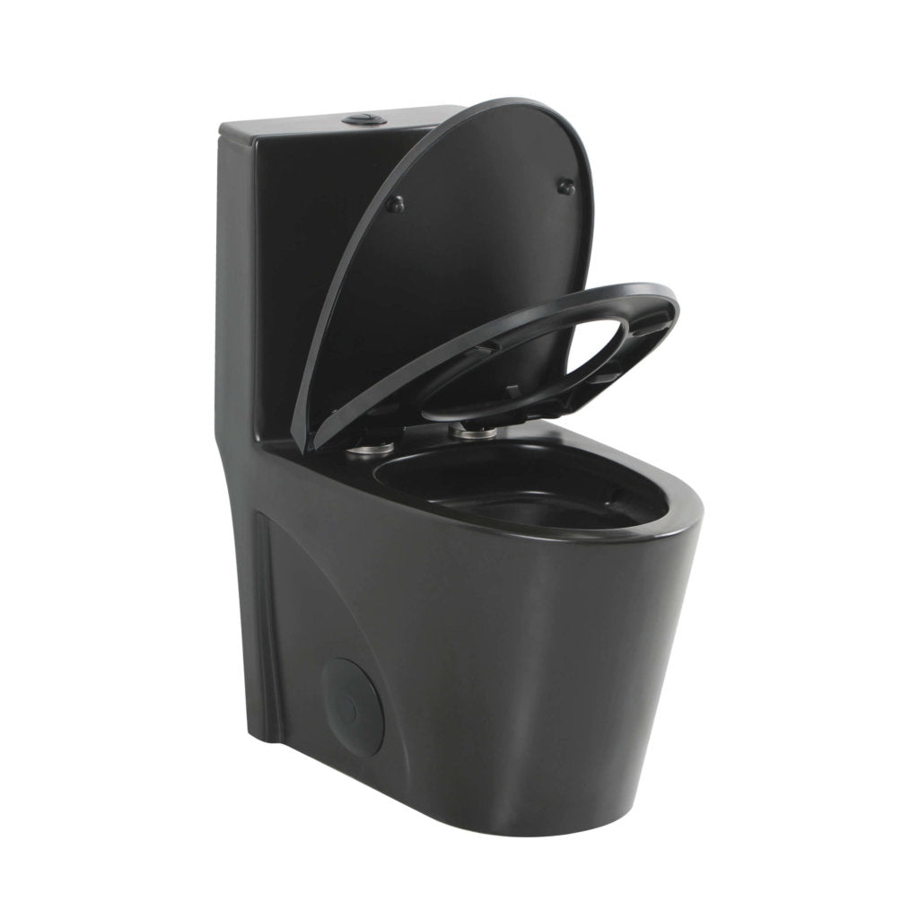 Fine Fixtures MOTB7 Ultraluxe One‑Piece Elongated Toilet – Dual Flush, 12" Rough‑In