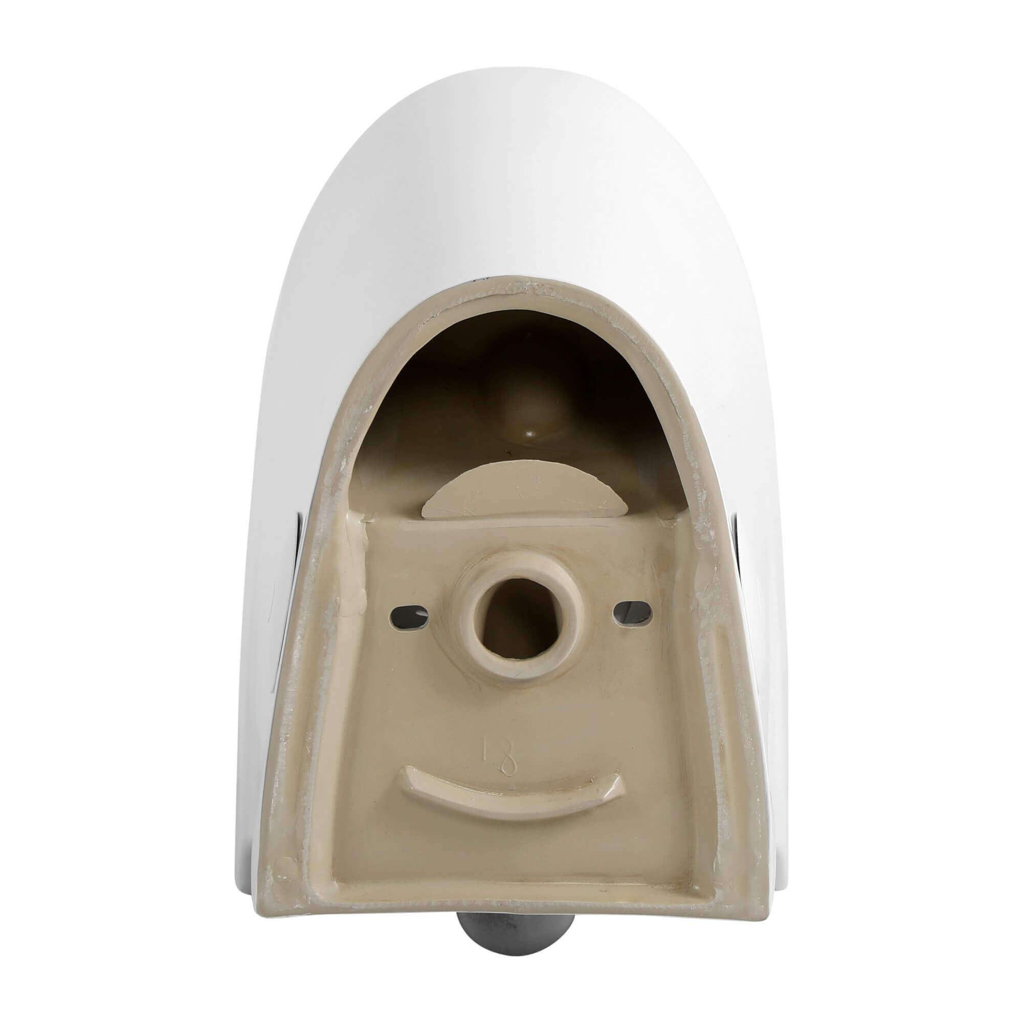 Fine Fixtures MOTB13W-O One-Piece Toilet – 1.28 GPF Round White