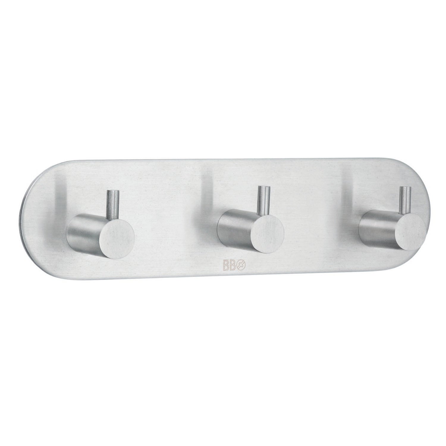 BESLAGSBODEN - Design Triple Hook, Self-adhesive