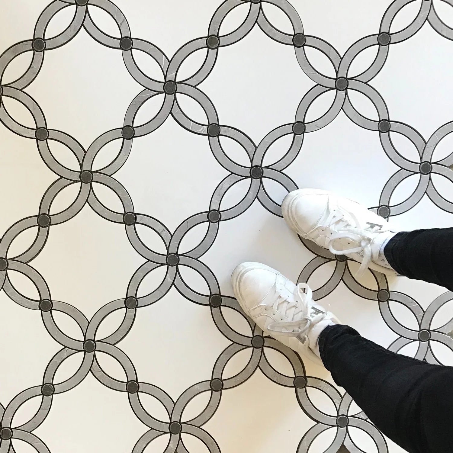 Flower Rose Porcelain Waterjet Polished