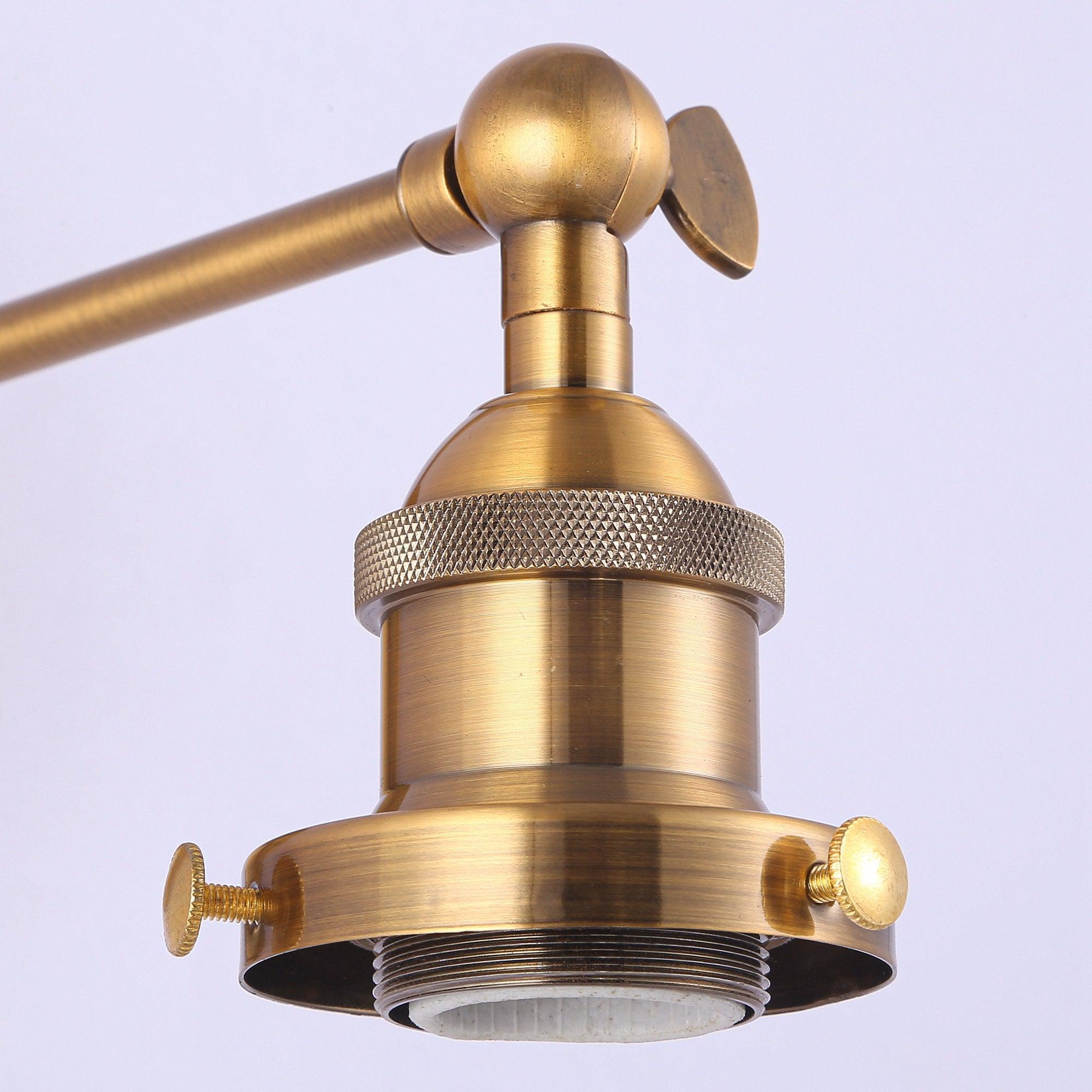 1-Light Traditional Rattan Golden Wall Sconce Light