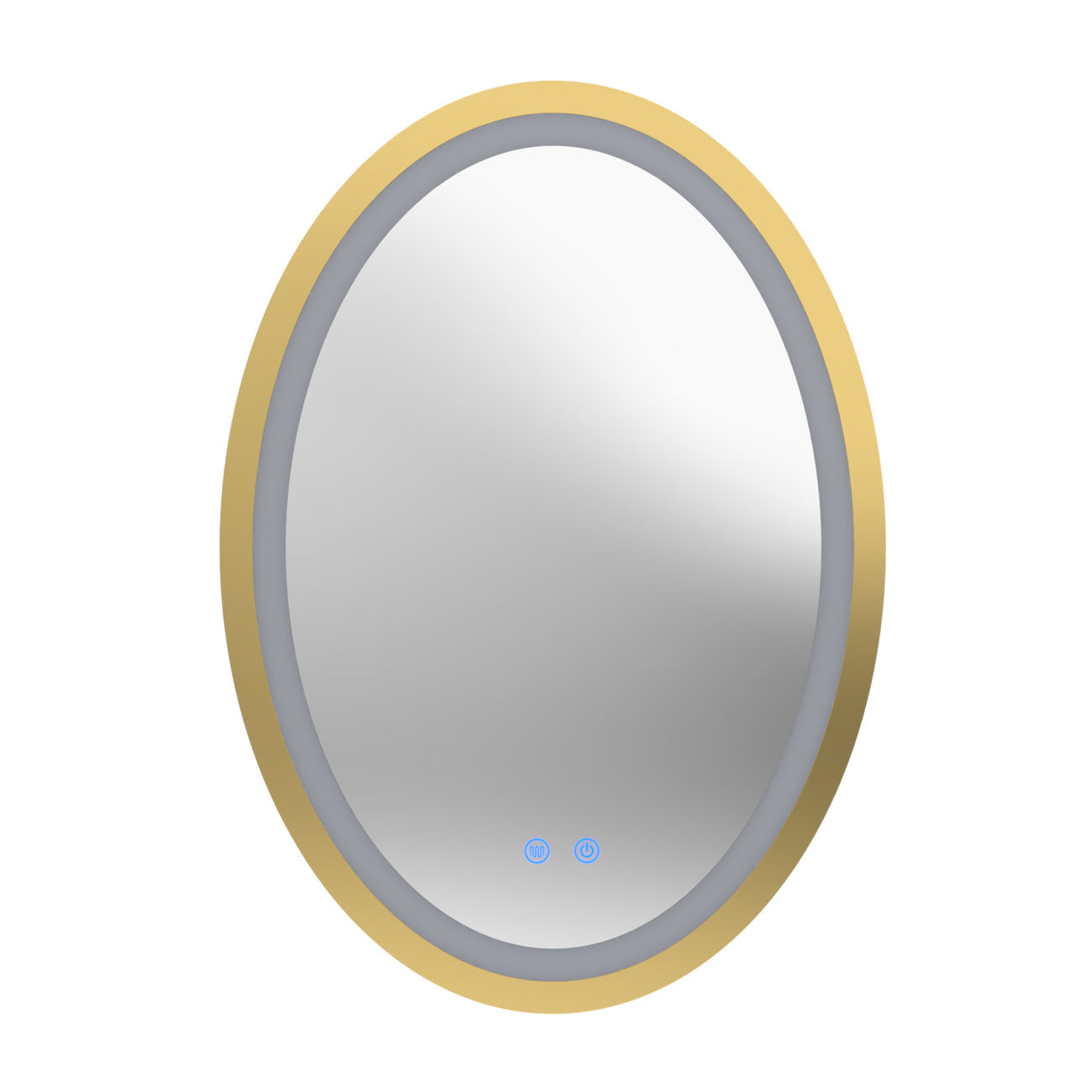 Maidstone Aydin 20 by 28 Inch Oval Lighted Mirror with Anti-Fog
