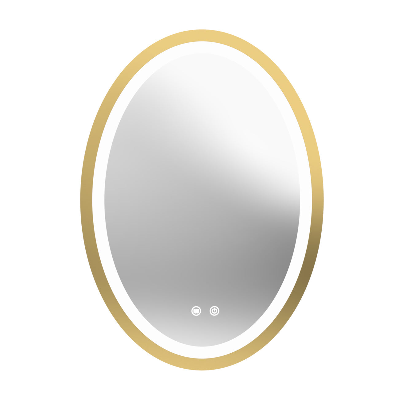 Maidstone Aydin 20 by 28 Inch Oval Lighted Mirror with Anti-Fog